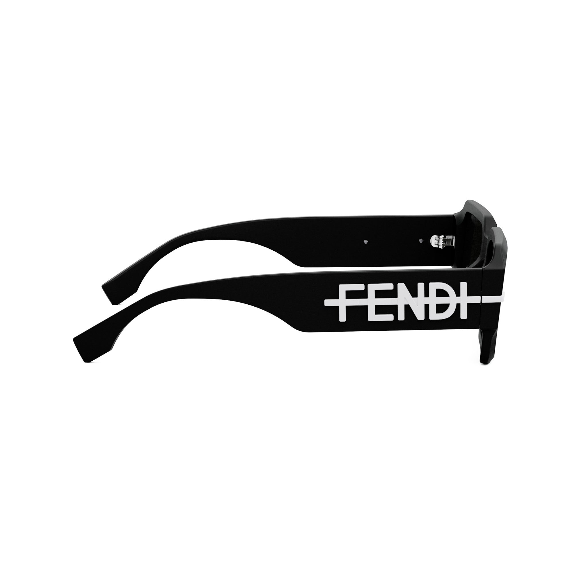 Fendigraphy Black Geometric Sunglasses