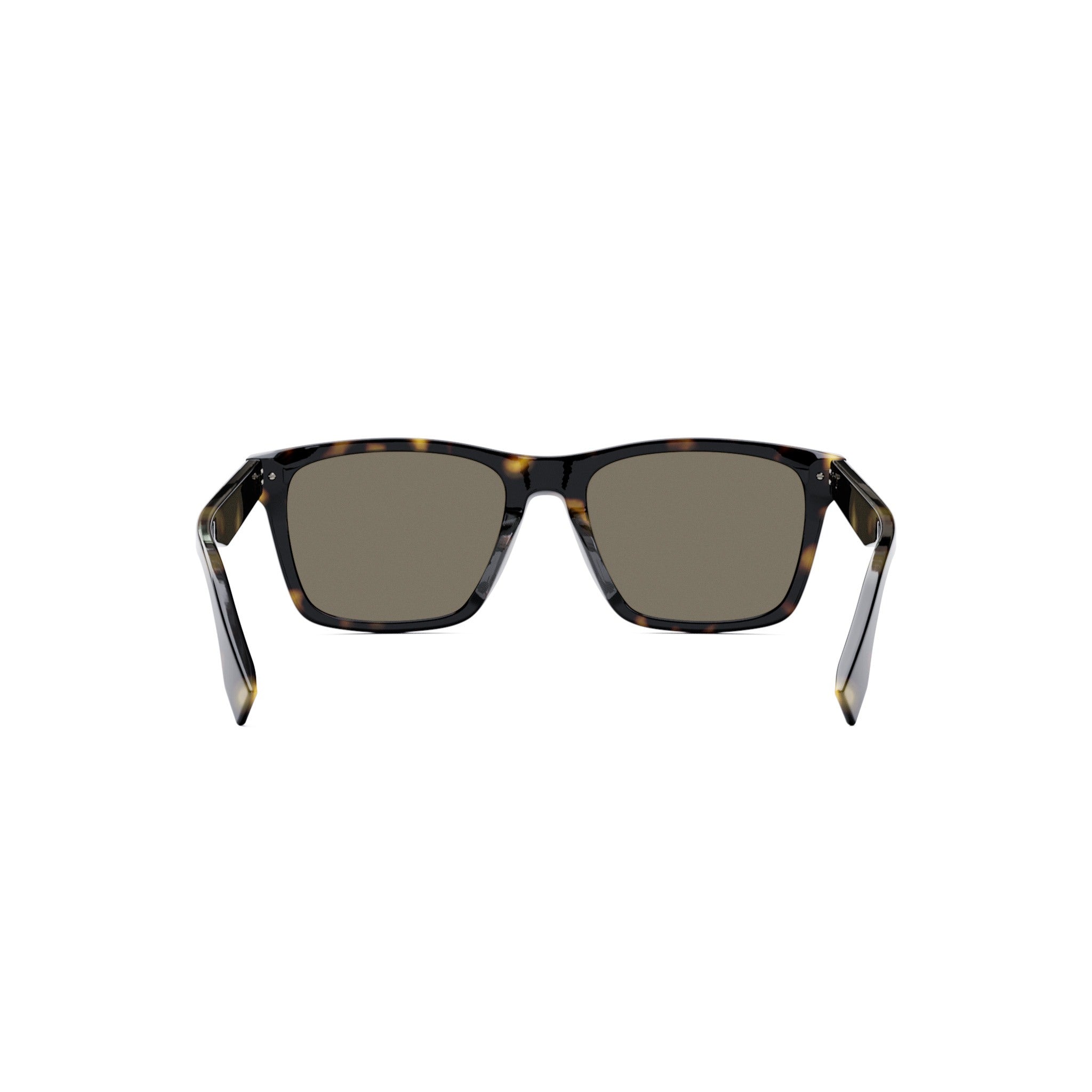 Fendi Essential Brown Geometric Sunglasses