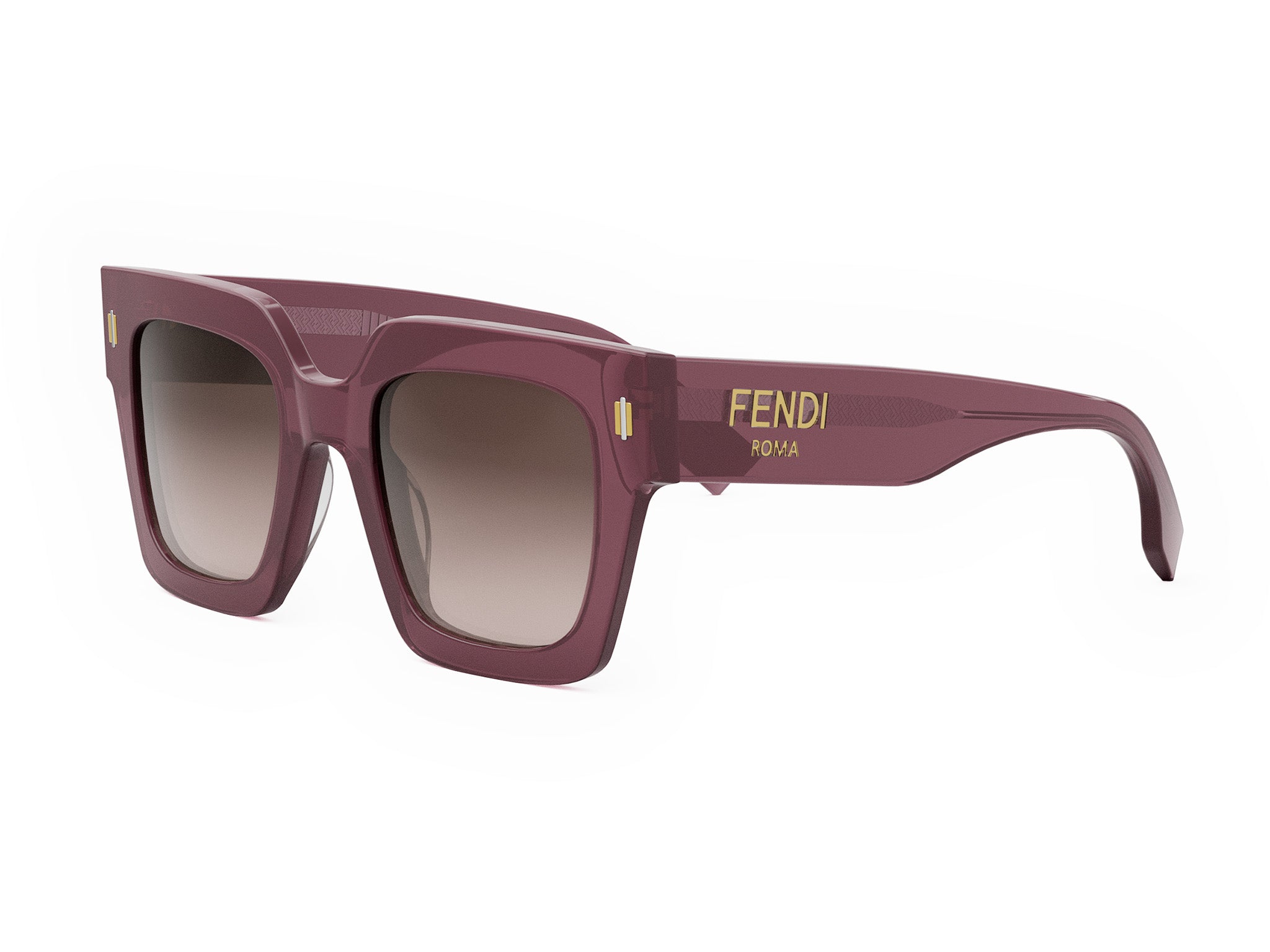 Fendi Roma Violet Square Sunglasses