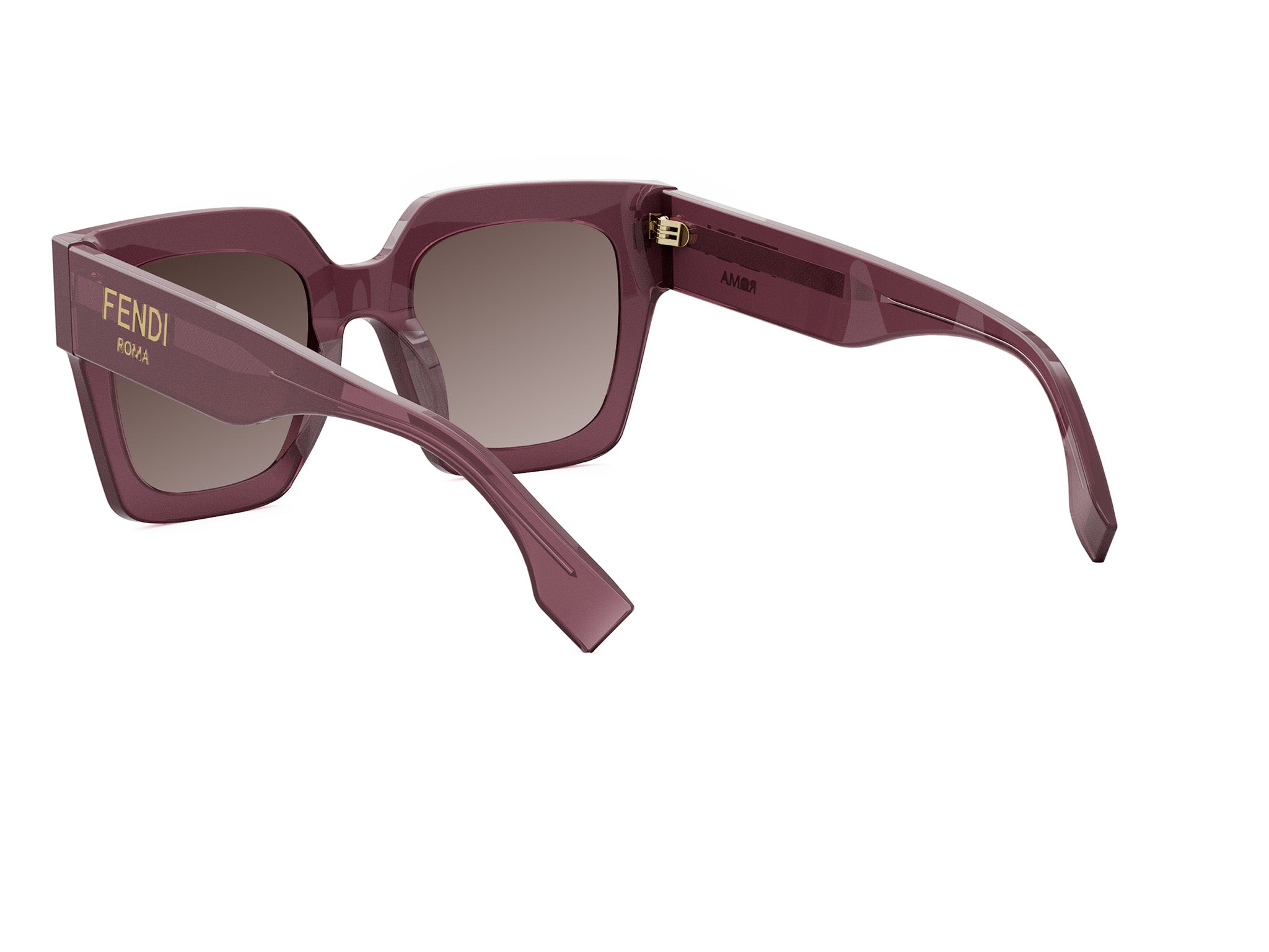 Fendi Roma Violet Square Sunglasses