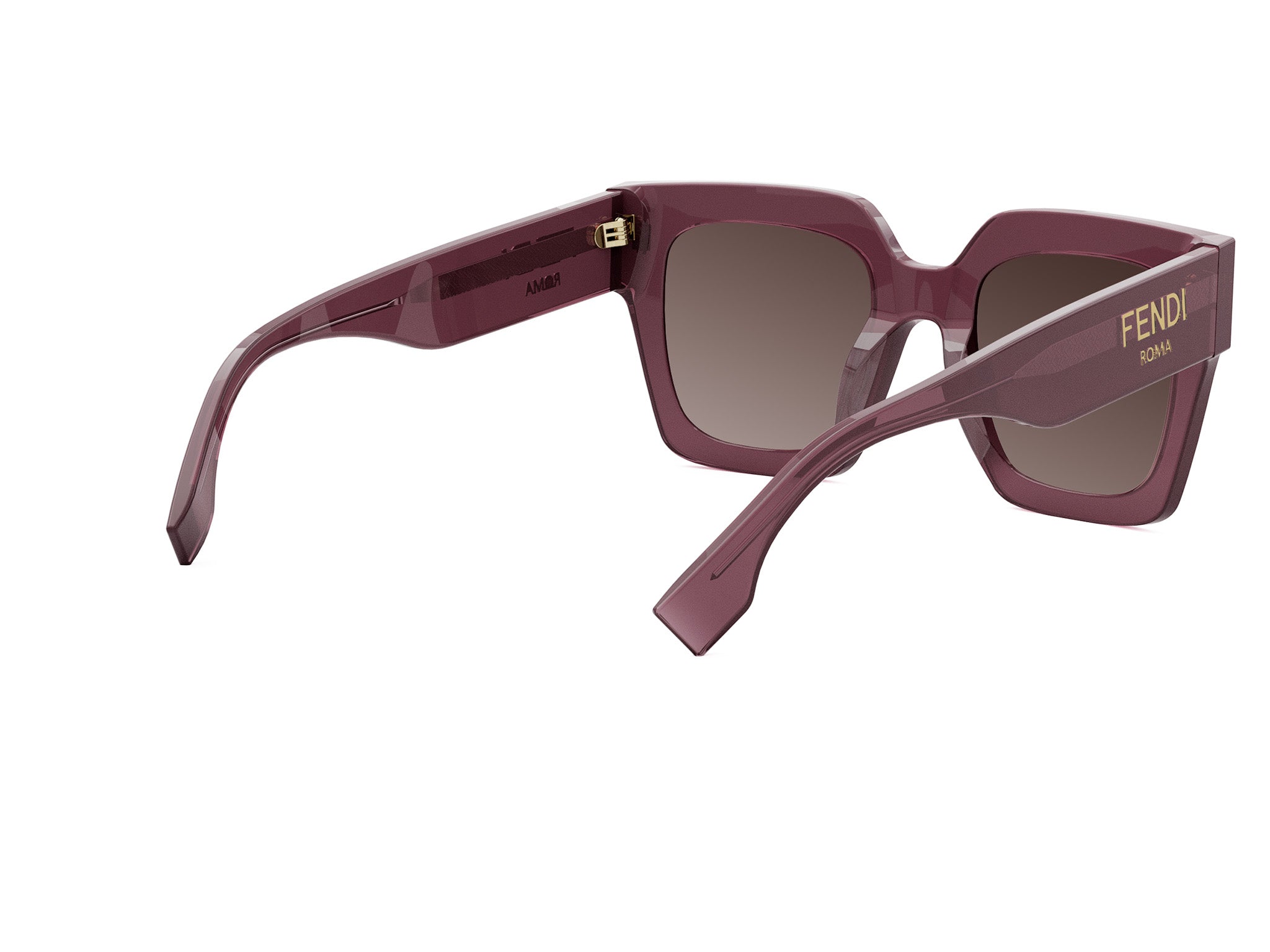Fendi Roma Violet Square Sunglasses