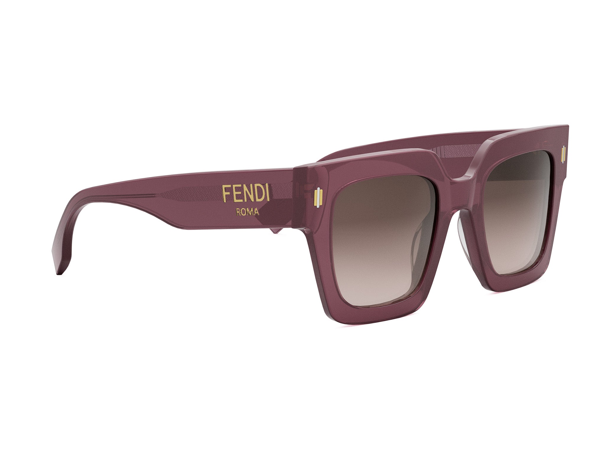Fendi Roma Violet Square Sunglasses