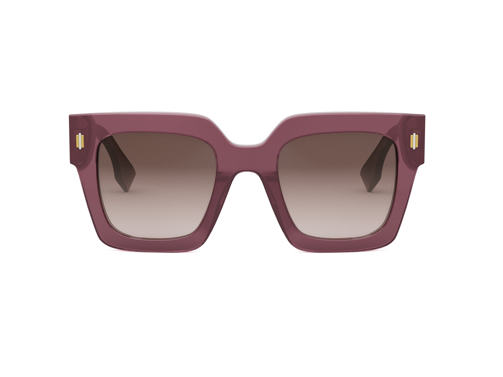 Fendi Roma Violet Square Sunglasses