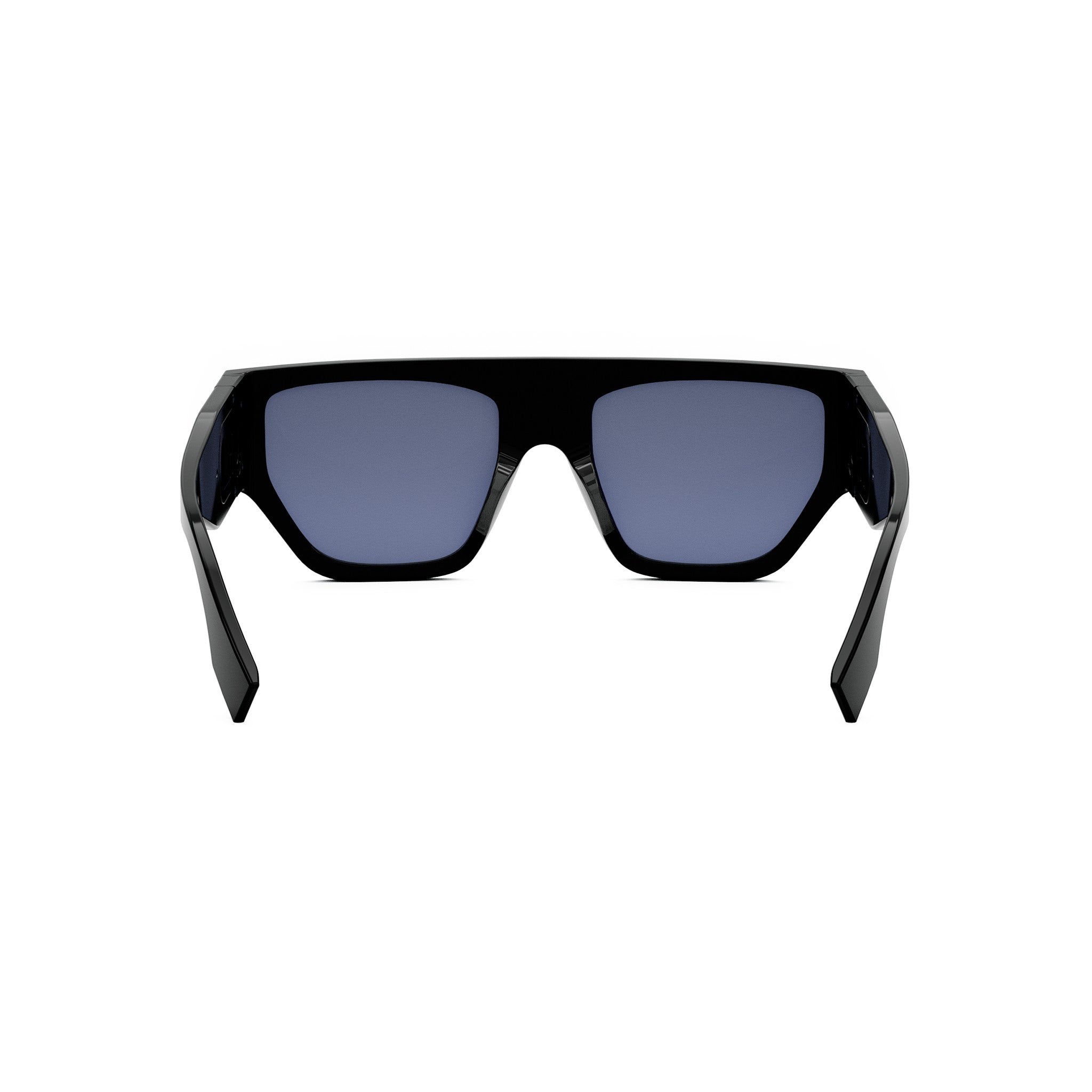 O'Lock Black Geometric Sunglasses