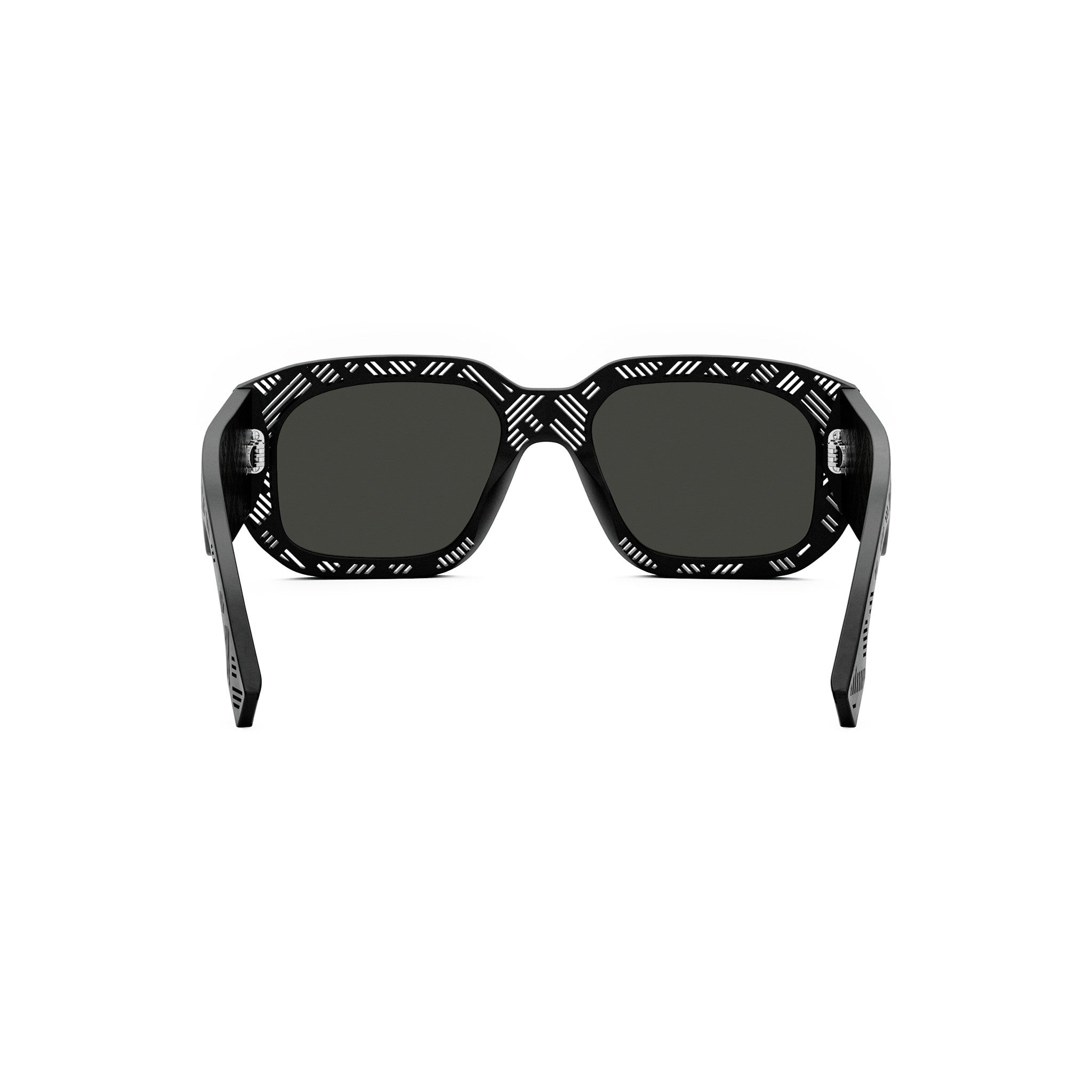 Fendi Shadow Black Rectangular Sunglasses