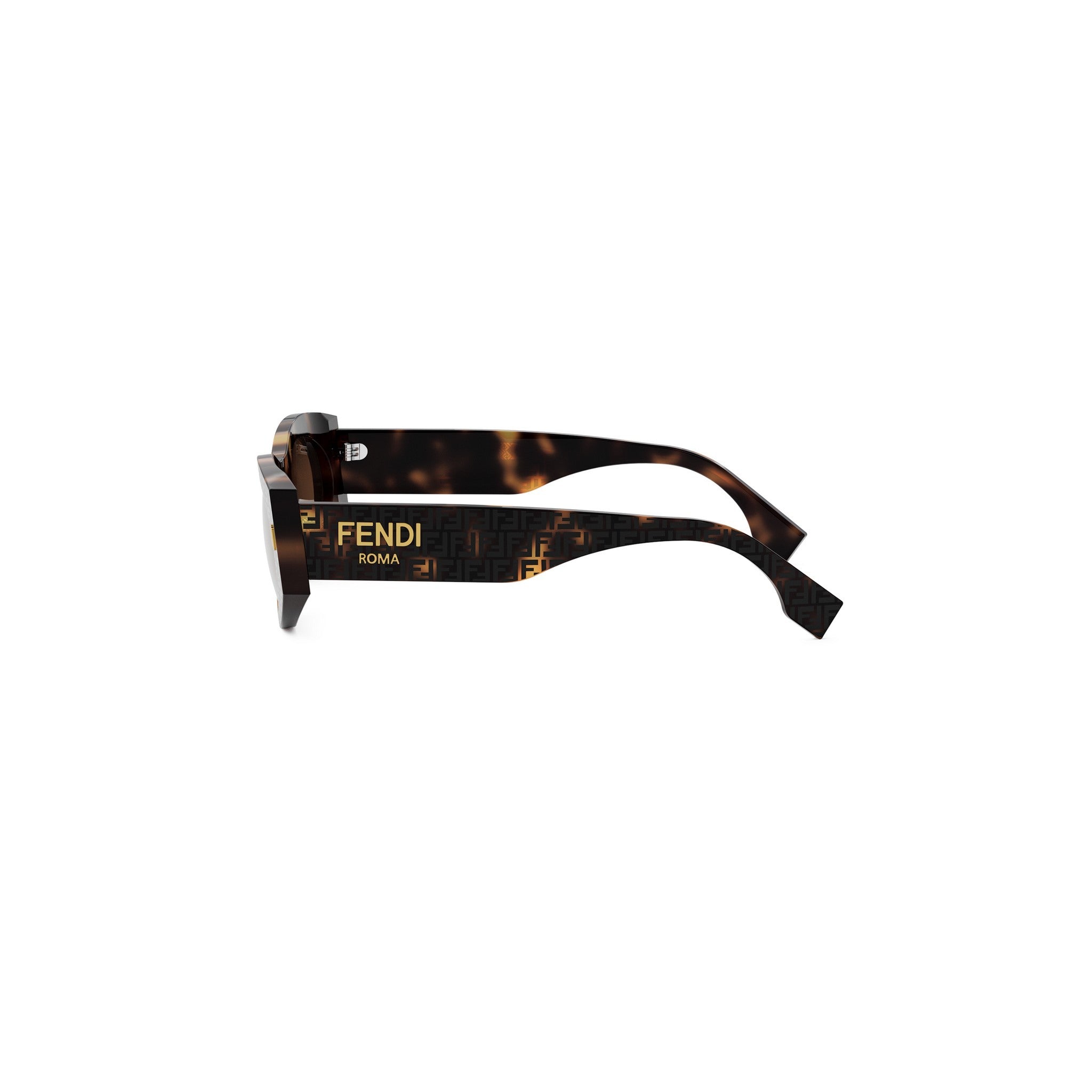 Fendi Roma Havana Oval Sunglasses