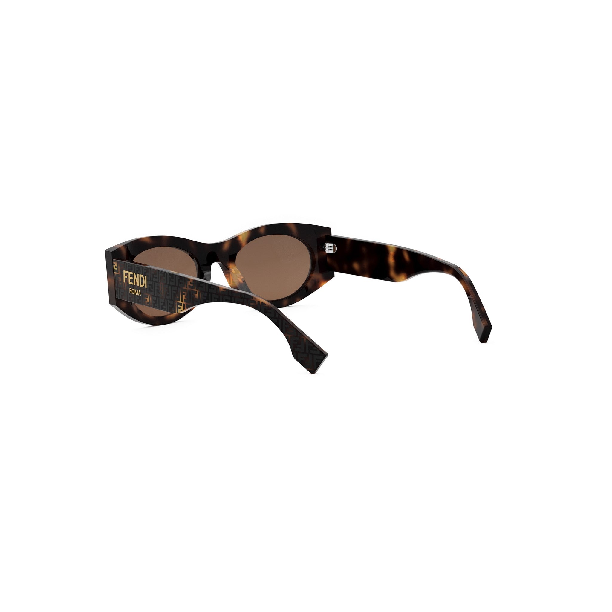 Fendi Roma Havana Oval Sunglasses