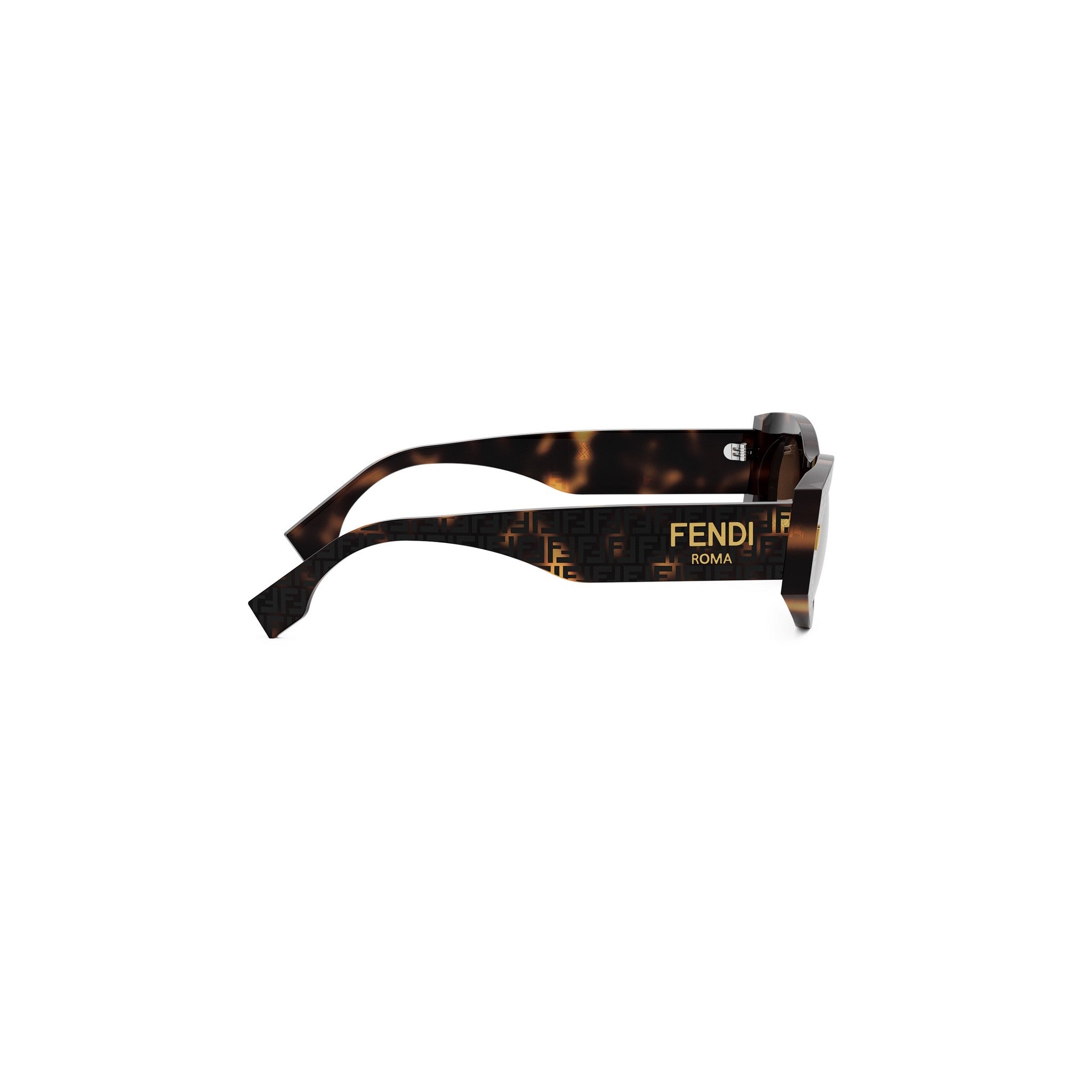 Fendi Roma Havana Oval Sunglasses