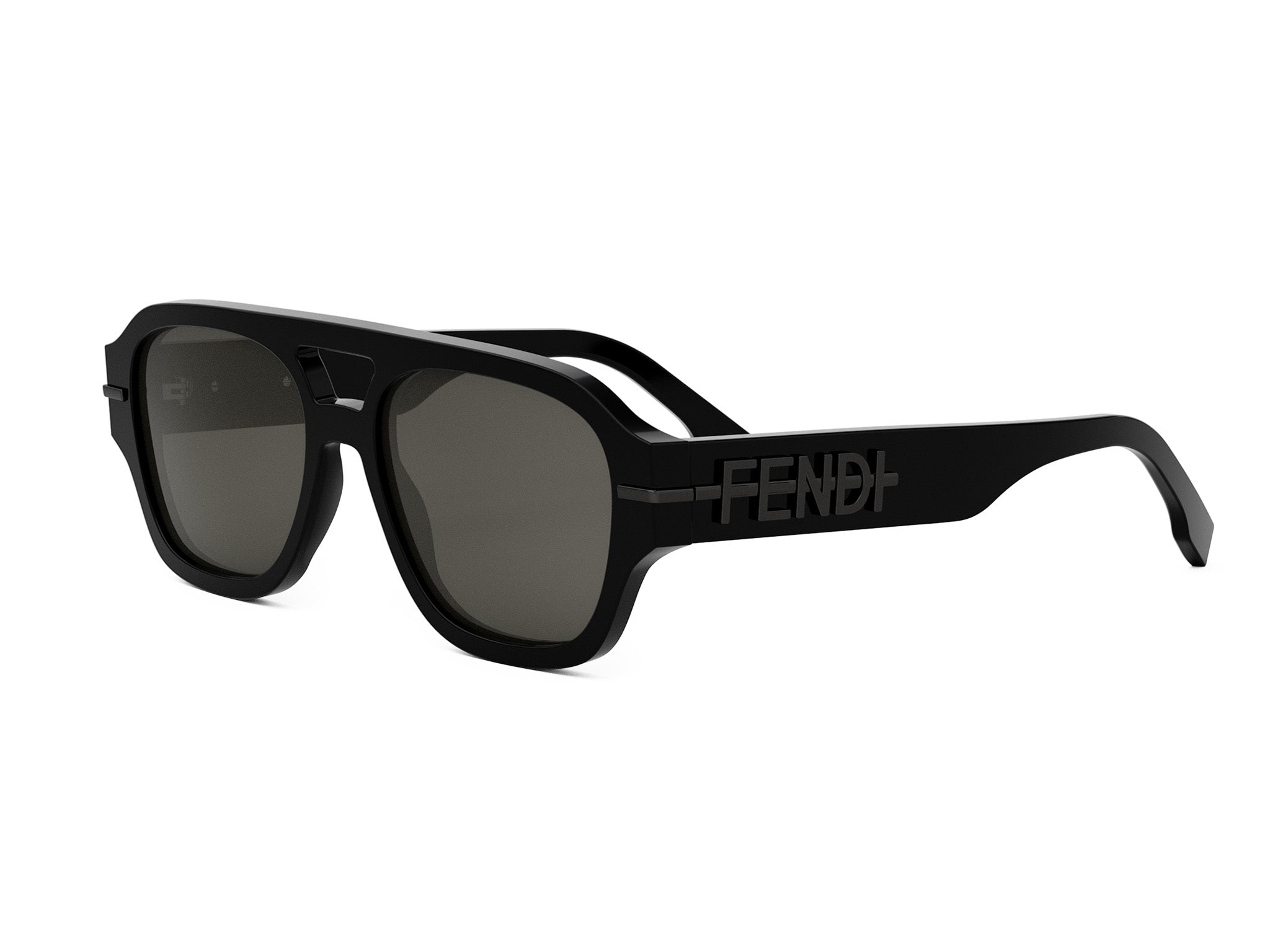 Fendigraphy Black Square Sunglasses