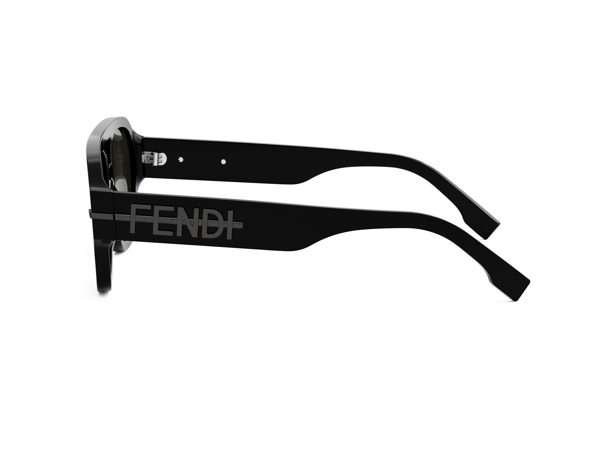 Fendigraphy Black Square Sunglasses