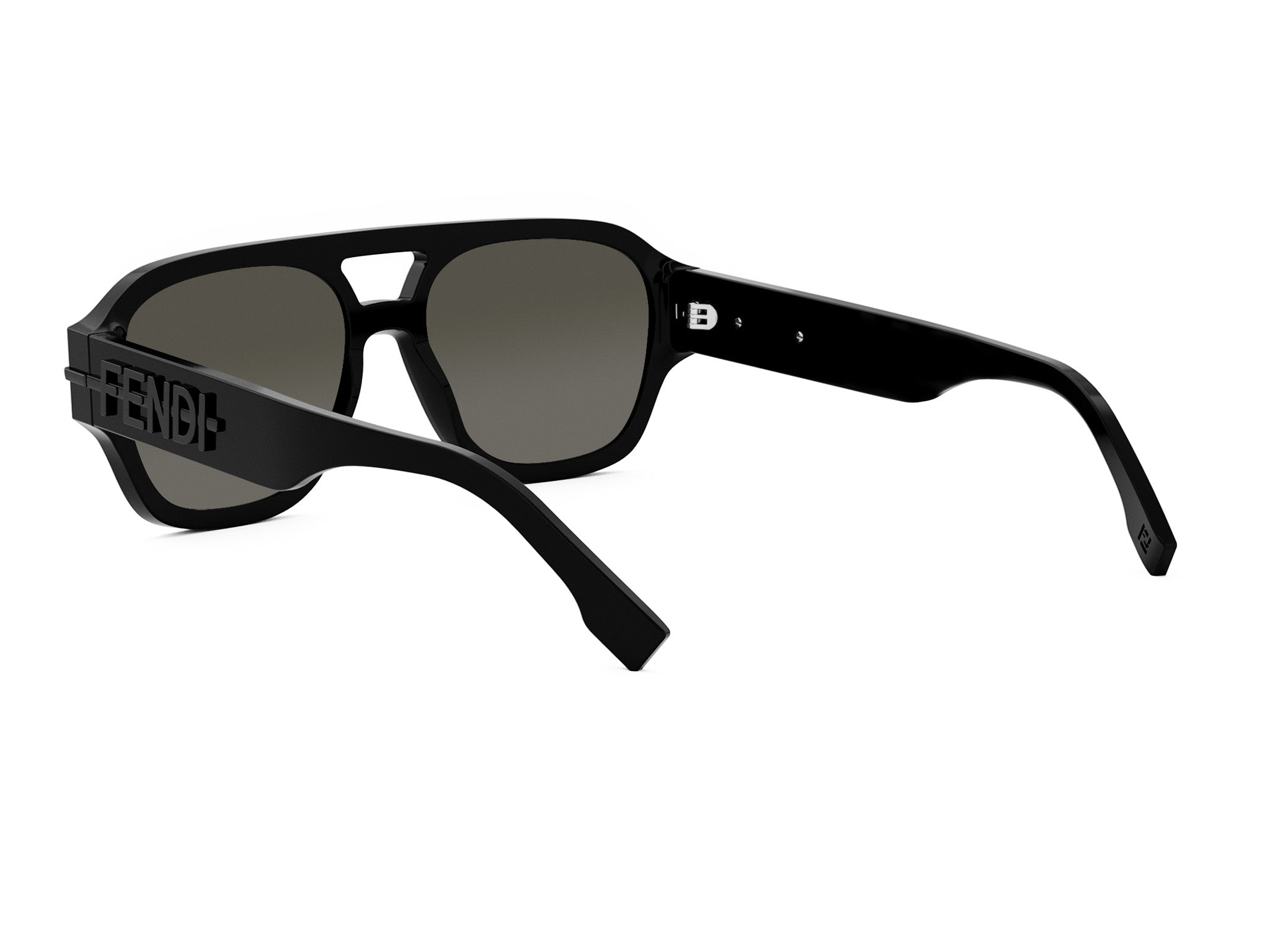Fendigraphy Black Square Sunglasses