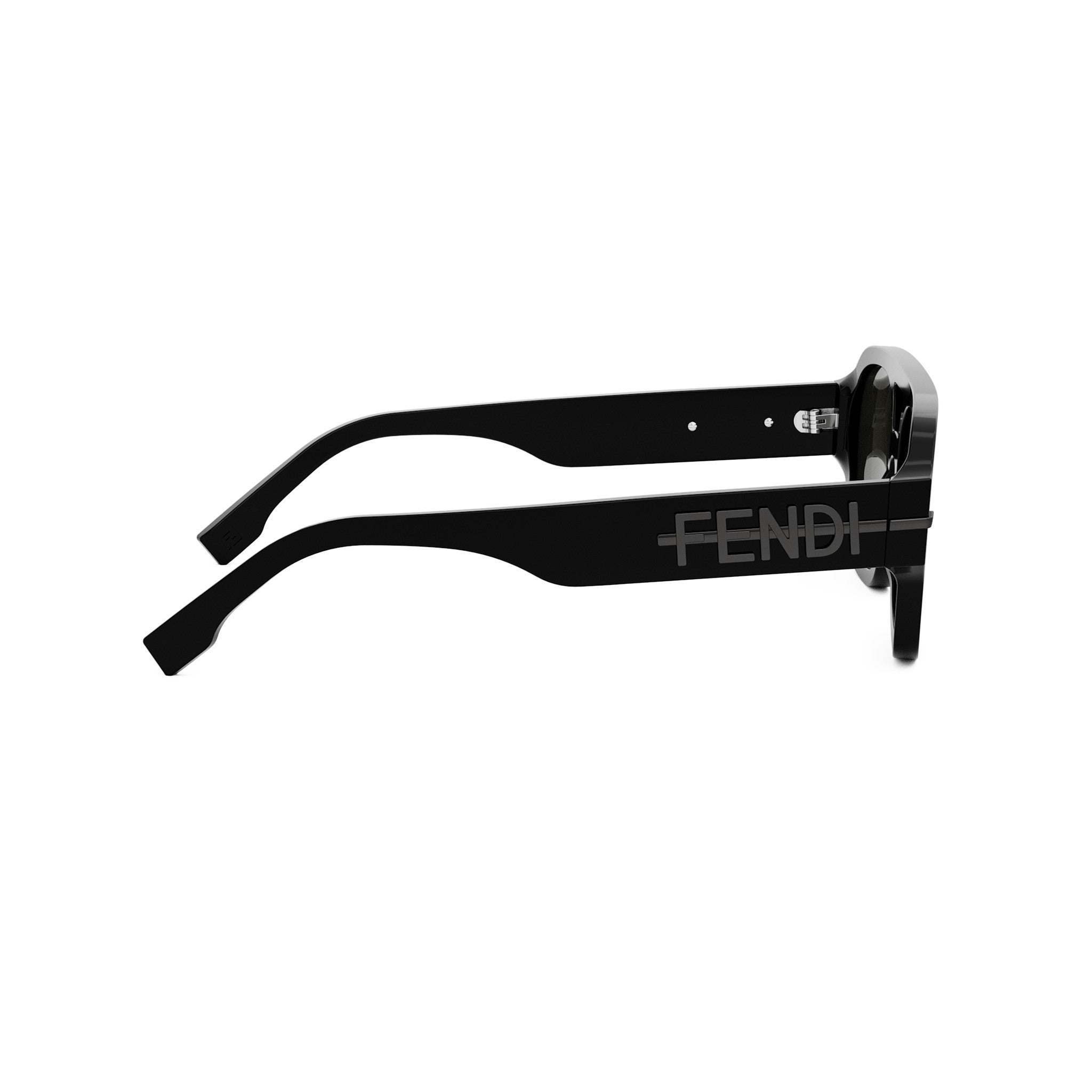Fendigraphy Black Square Sunglasses