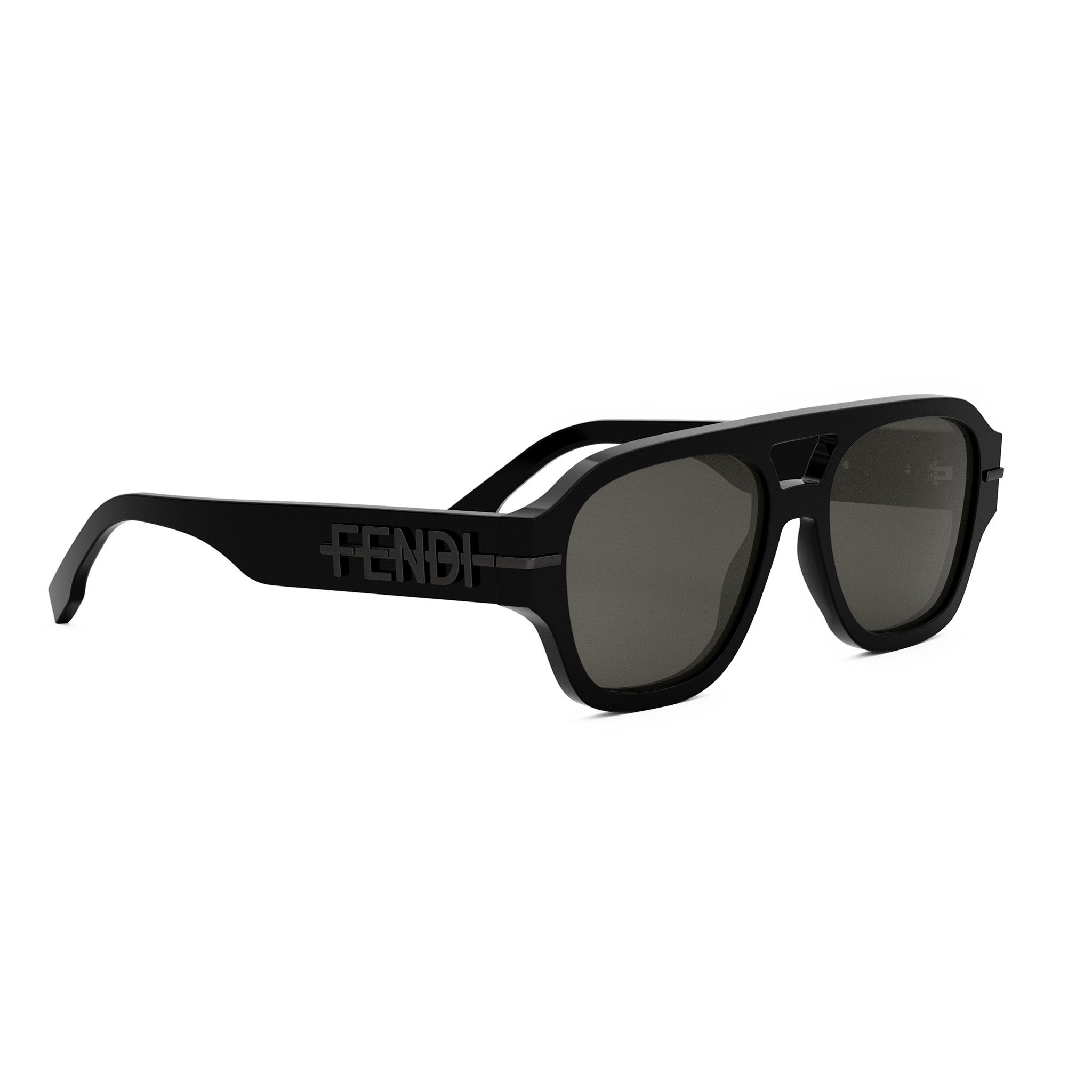 Fendigraphy Black Square Sunglasses