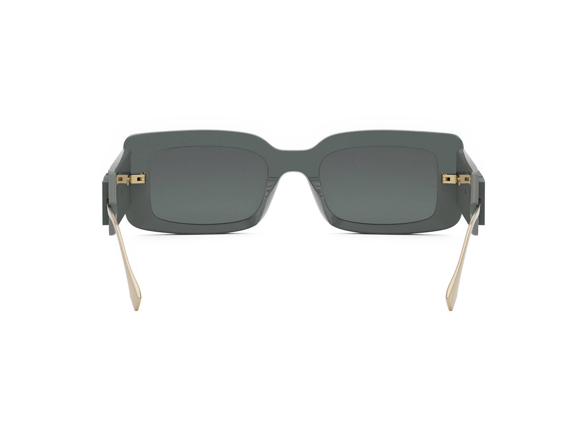 Fendigraphy Grey Rectangular Sunglasses