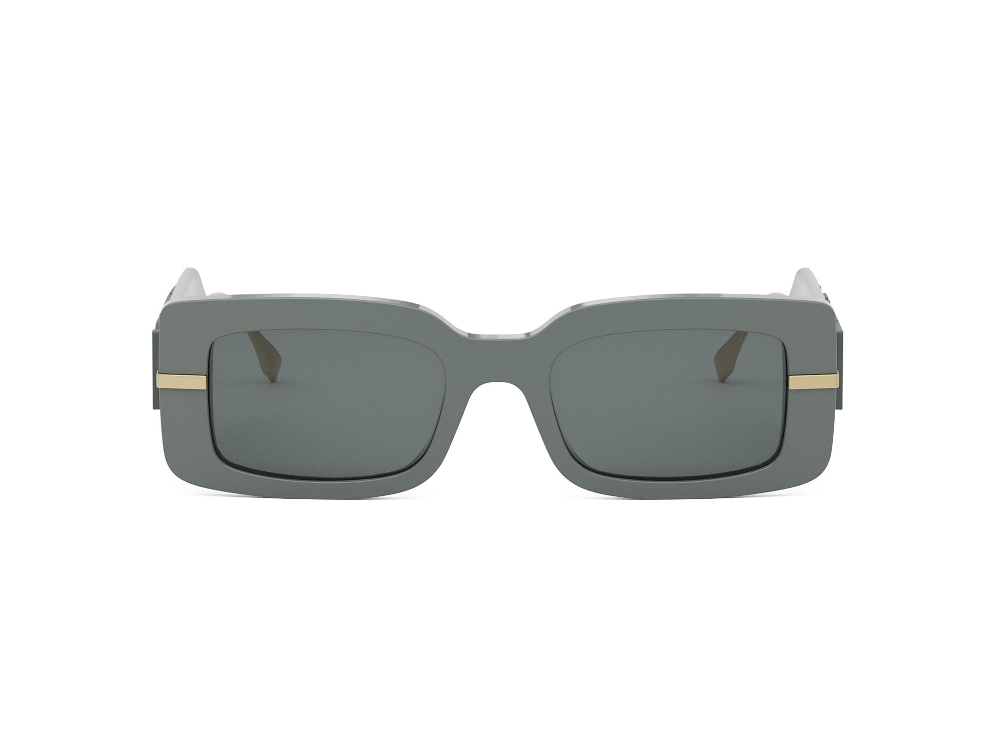 Fendigraphy Grey Rectangular Sunglasses