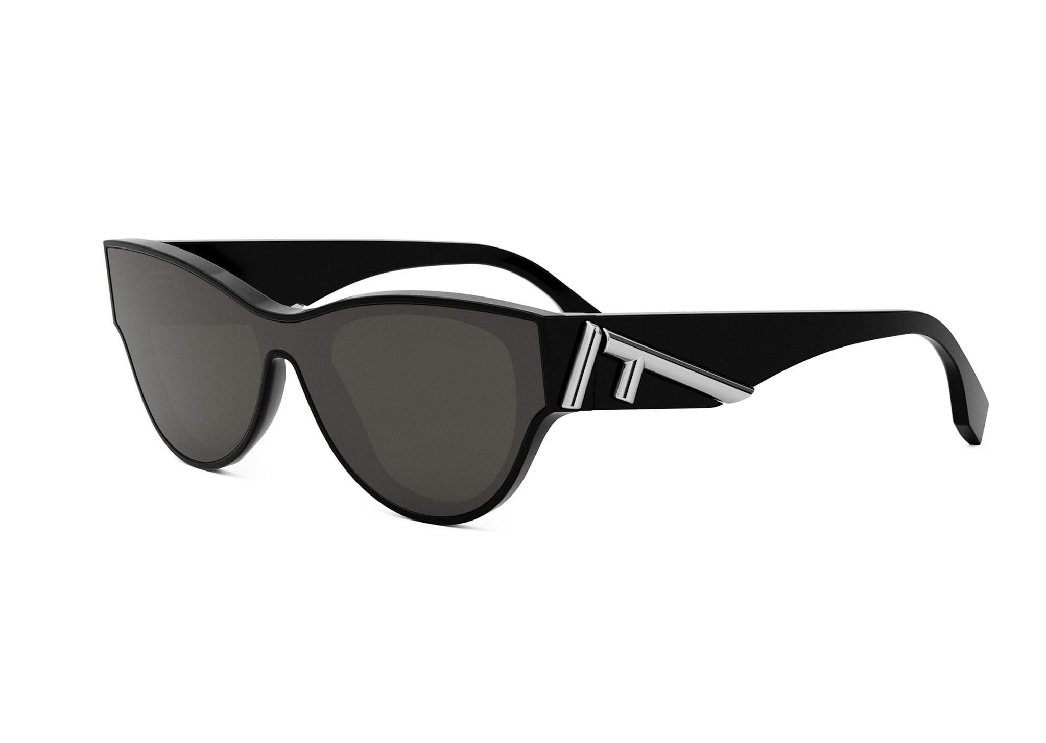 Fendi First Black Round Sunglasses