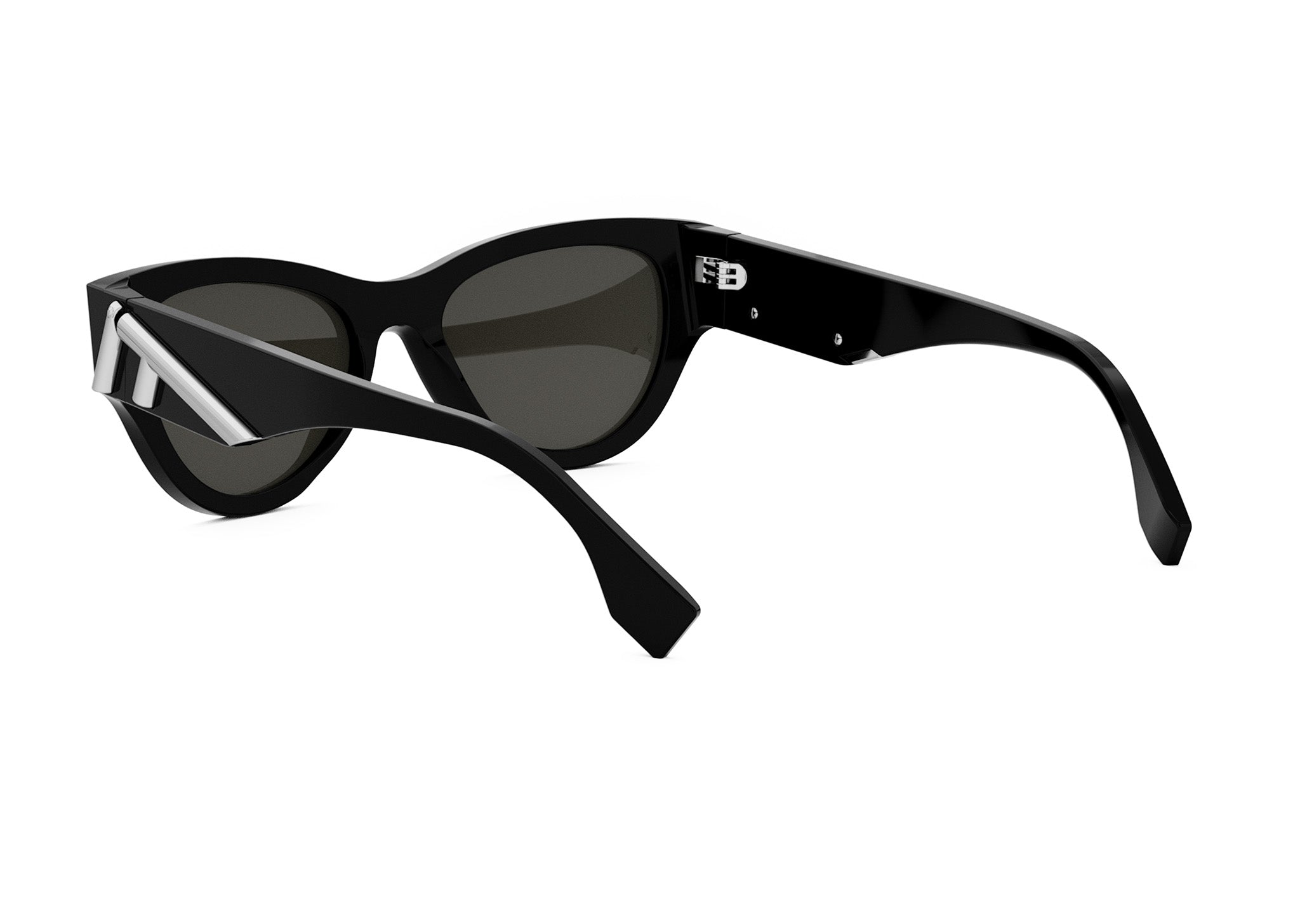 Fendi First Black Round Sunglasses