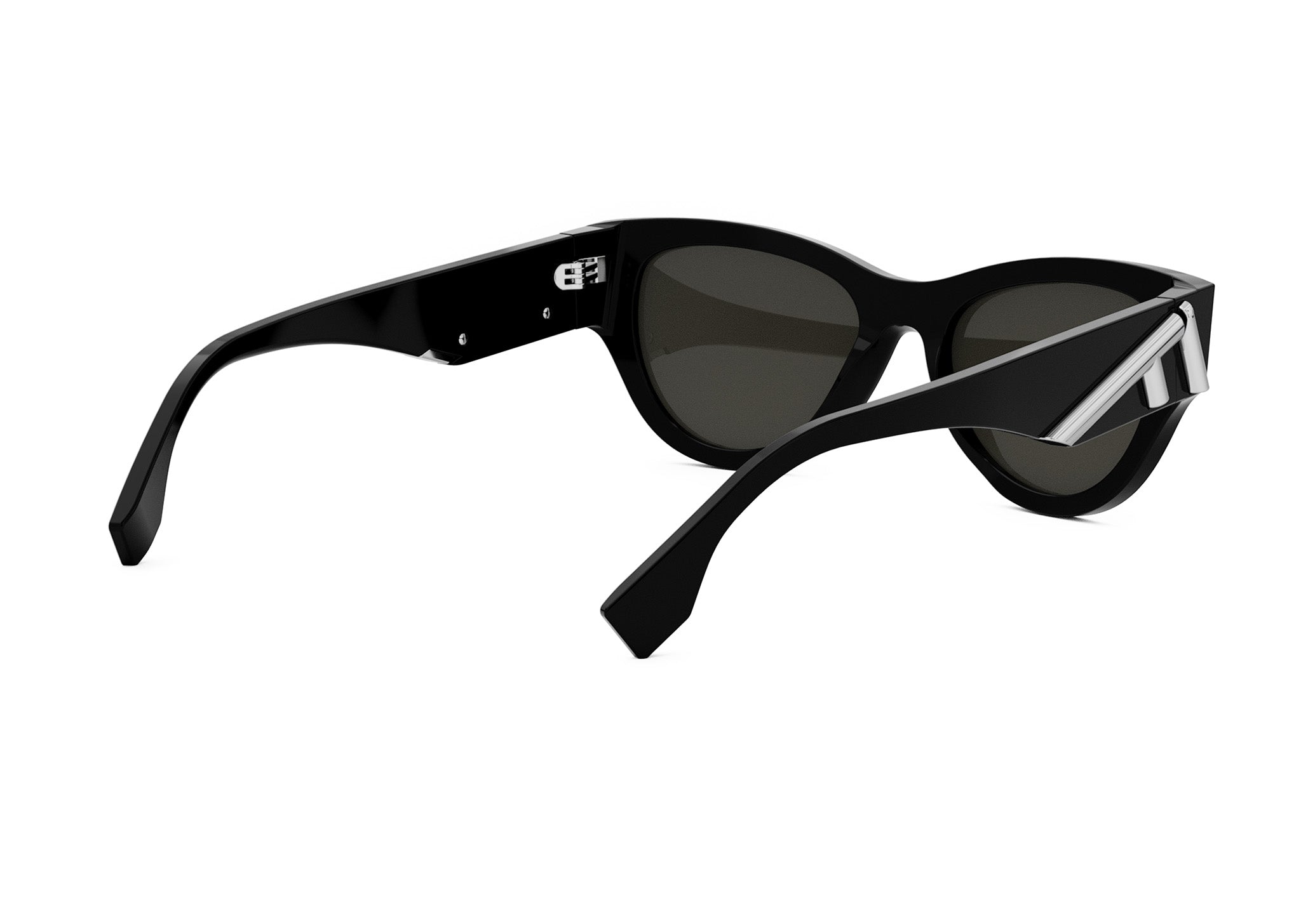Fendi First Black Round Sunglasses