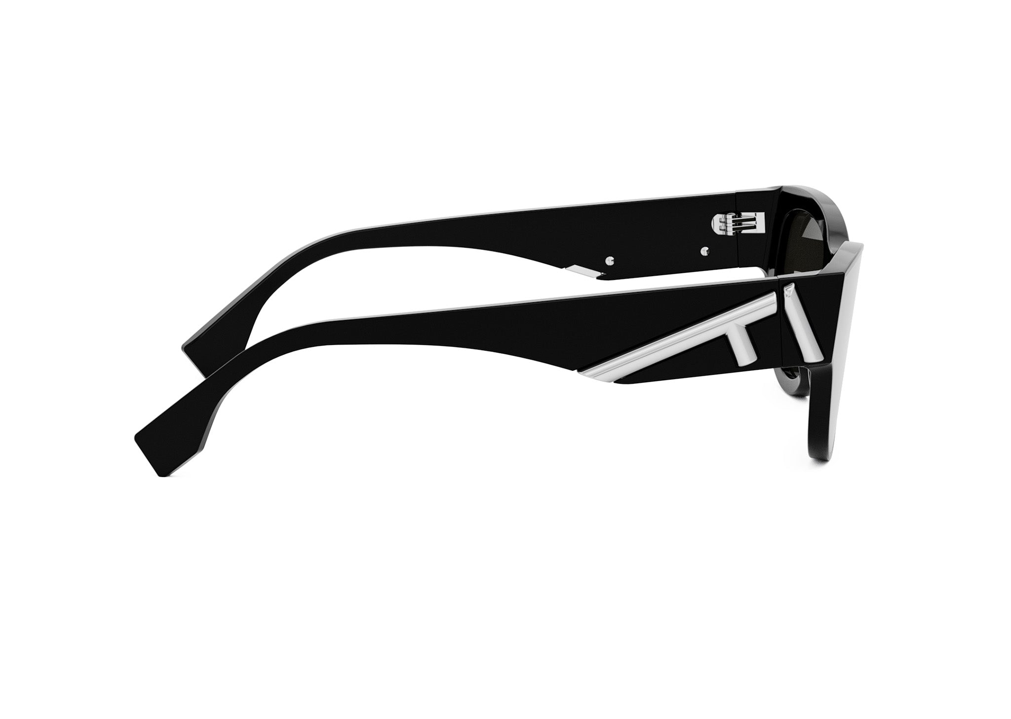 Fendi First Black Round Sunglasses