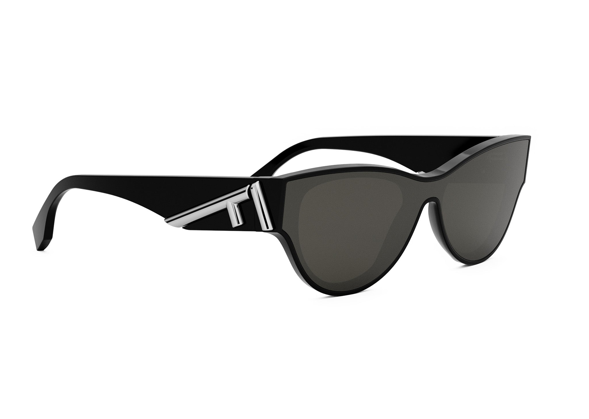 Fendi First Black Round Sunglasses