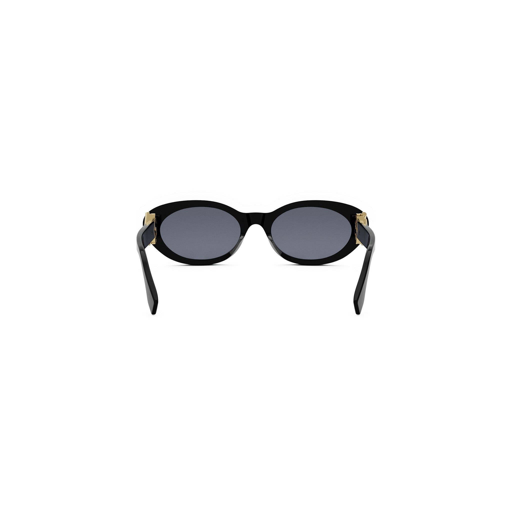 FF Diamonds Black Oval Sunglasses
