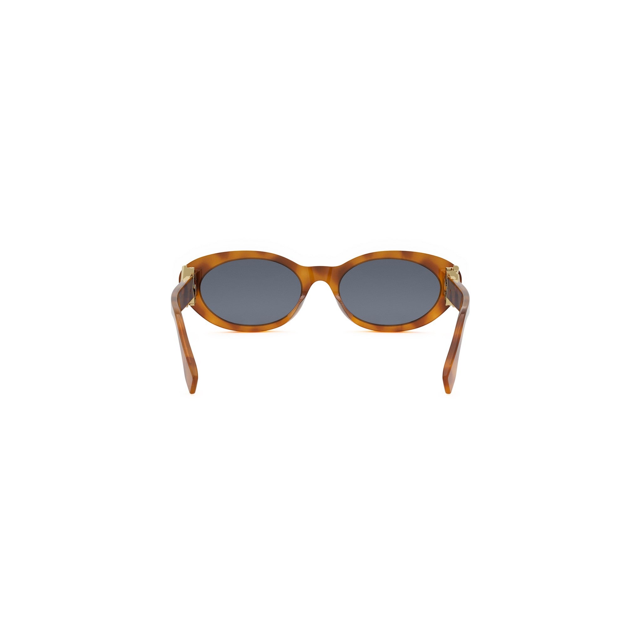 FF Diamonds Havana Oval Sunglasses