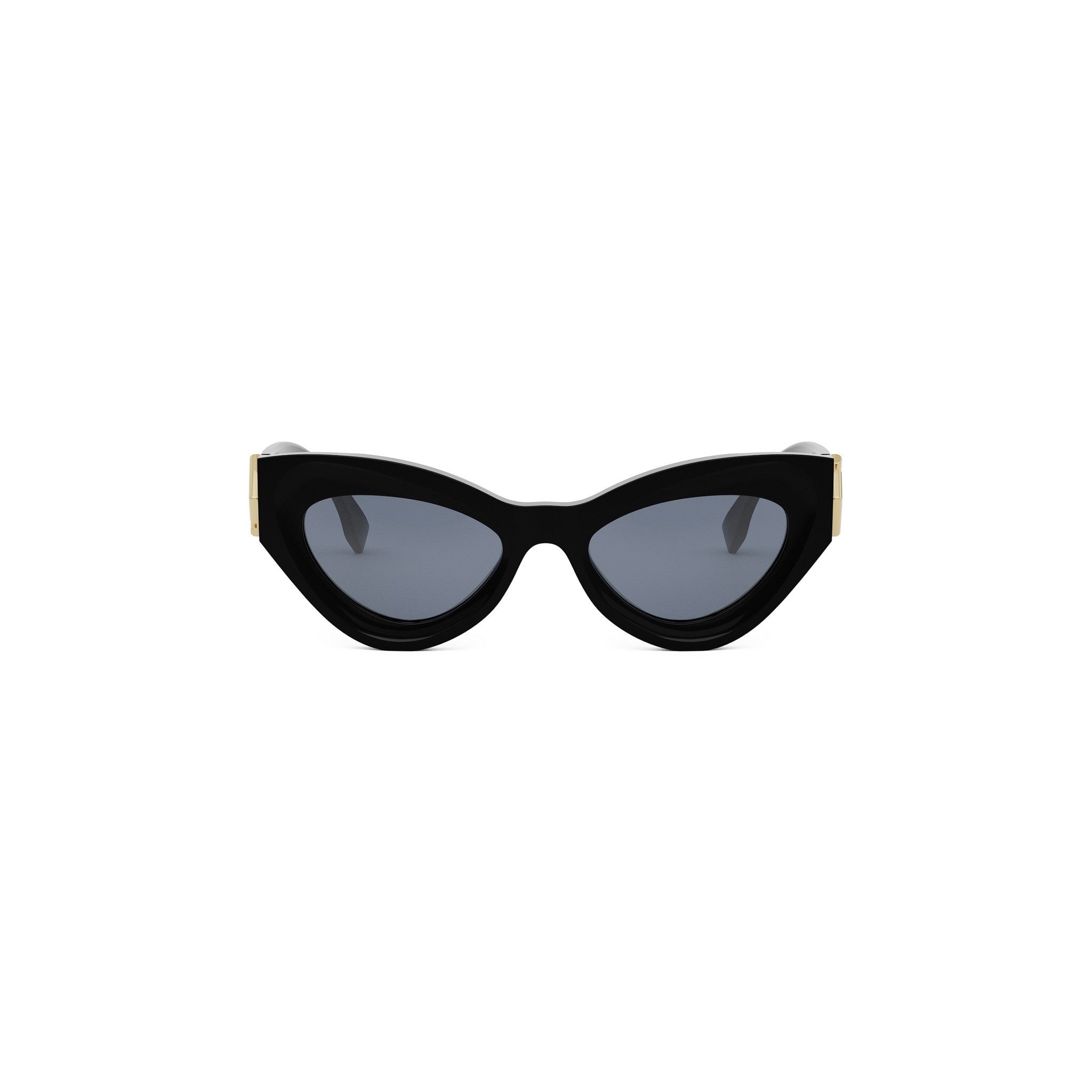 FF Diamonds Black Cat Eye Sunglasses