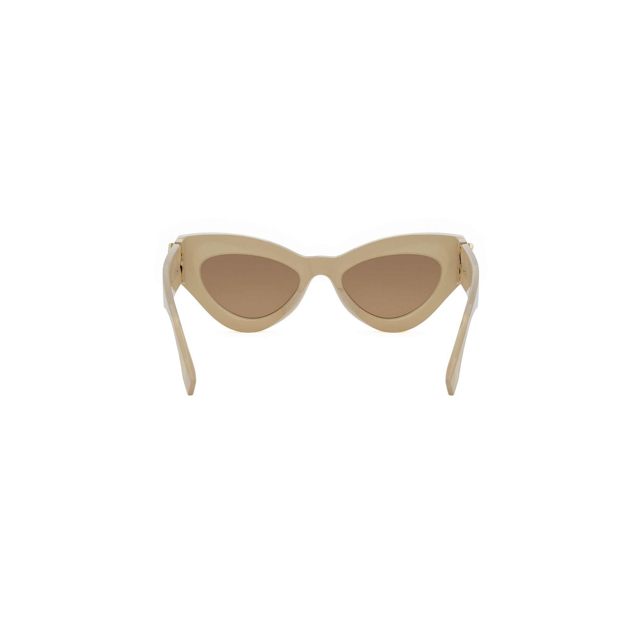 FF Diamonds Brown Cat Eye Sunglasses