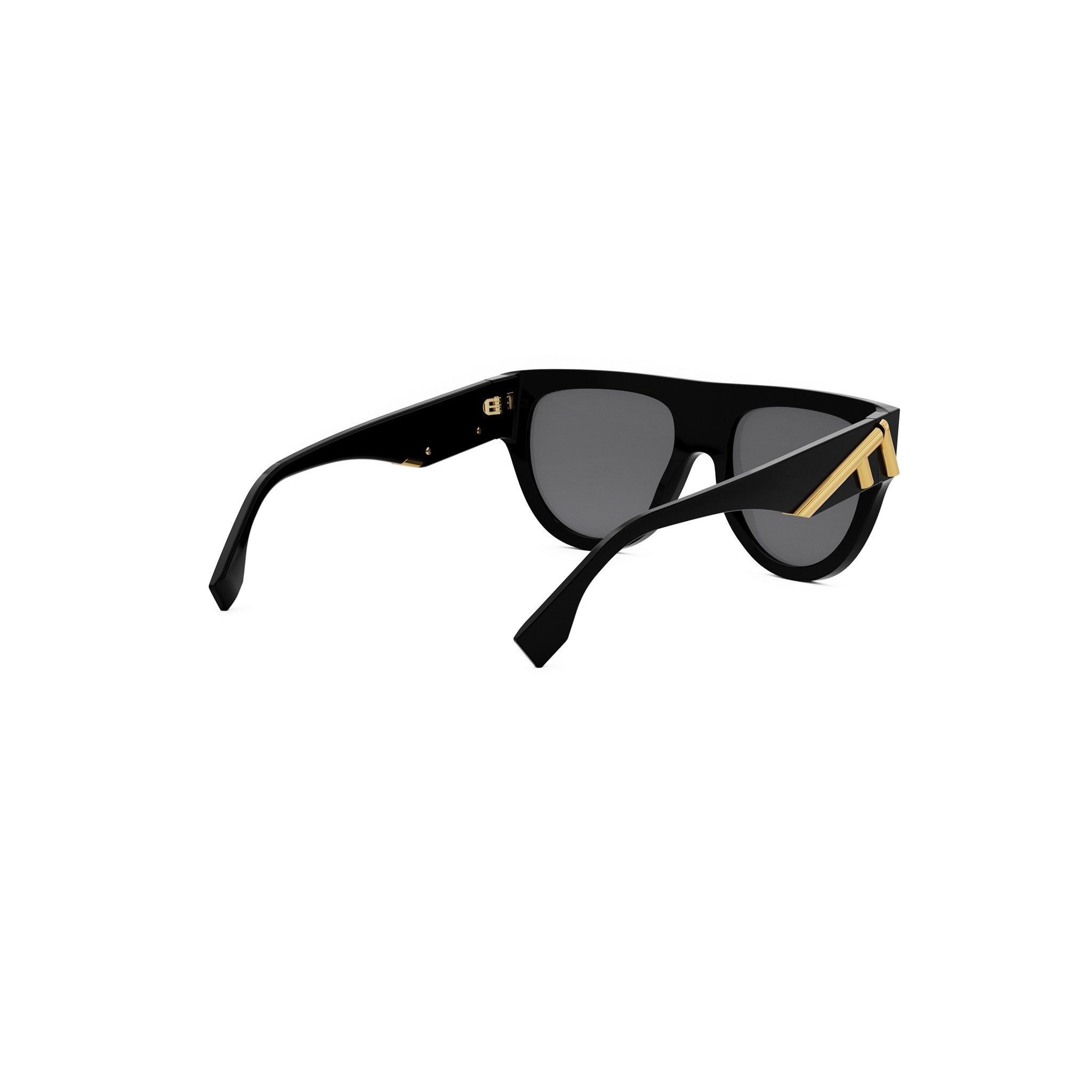 Fendi First Acetate Black Geometric Sunglasses