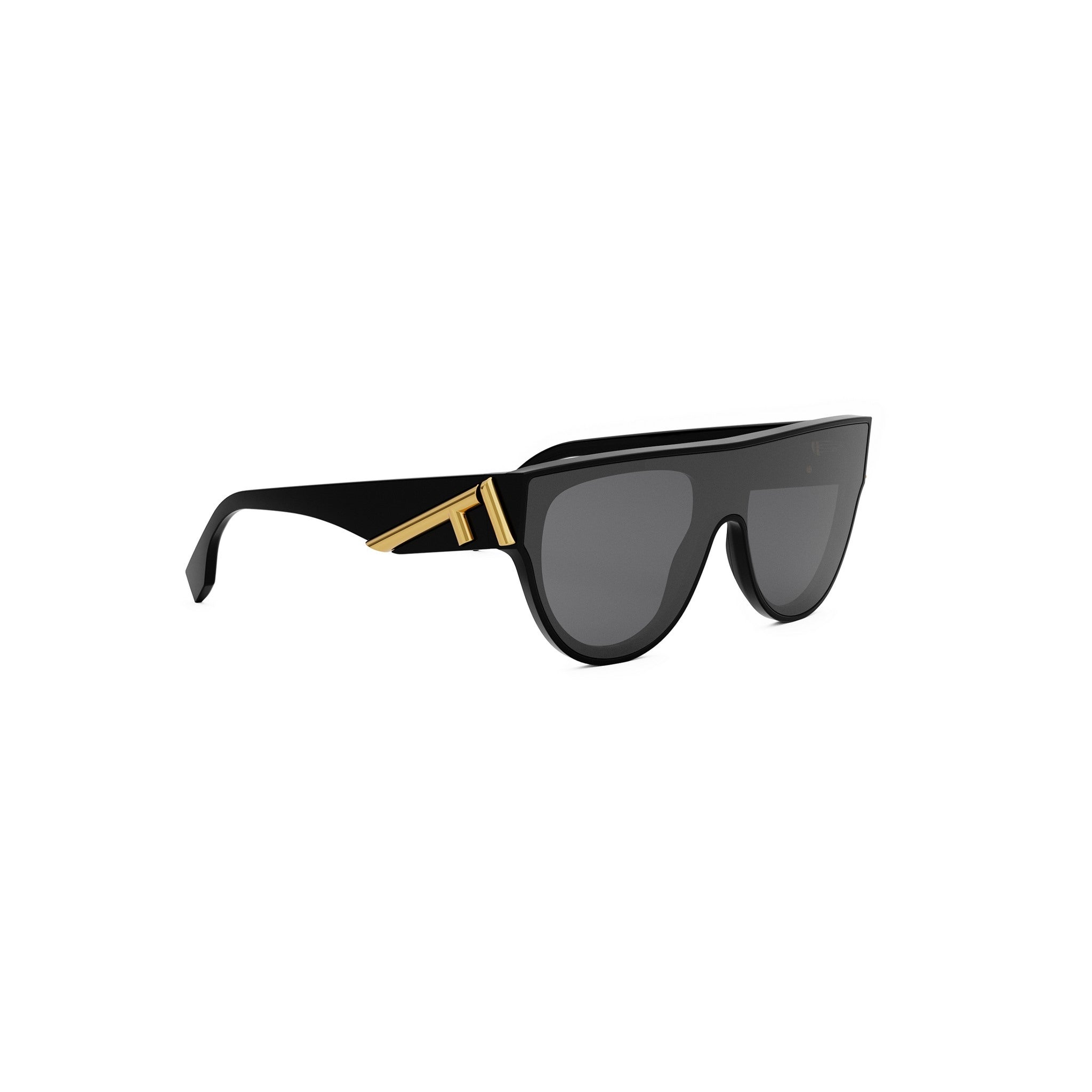 Fendi First Acetate Black Geometric Sunglasses