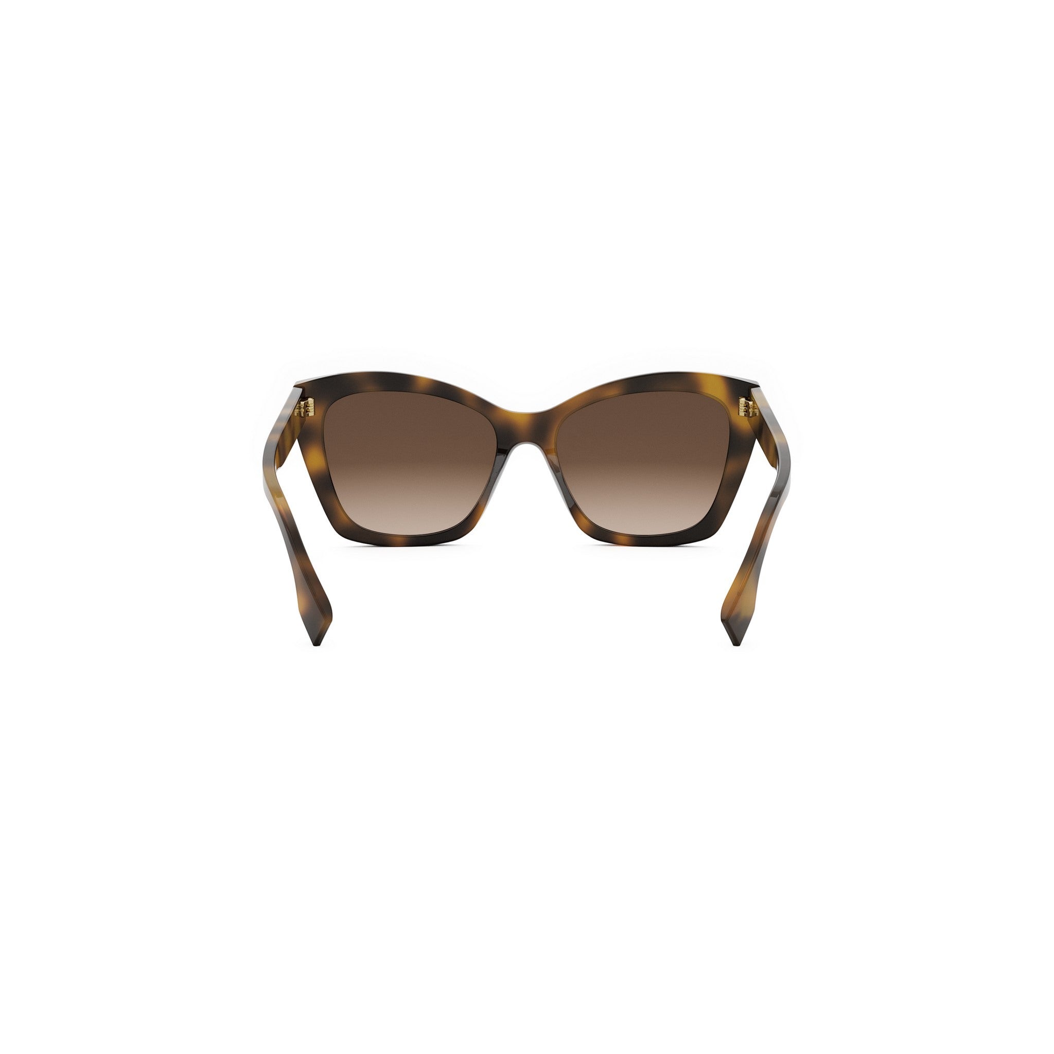 Lettering Havana Square Sunglasses