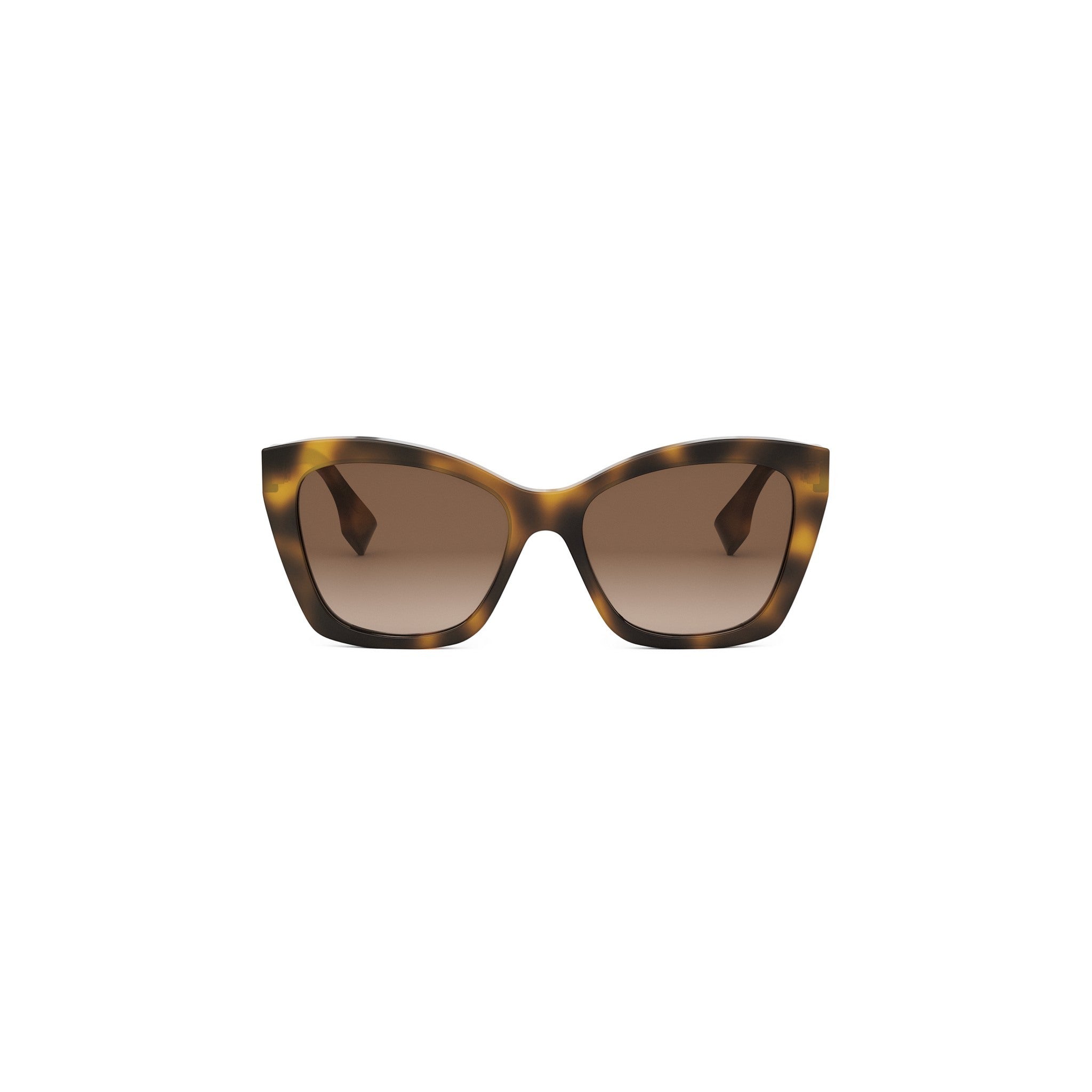 Lettering Havana Square Sunglasses
