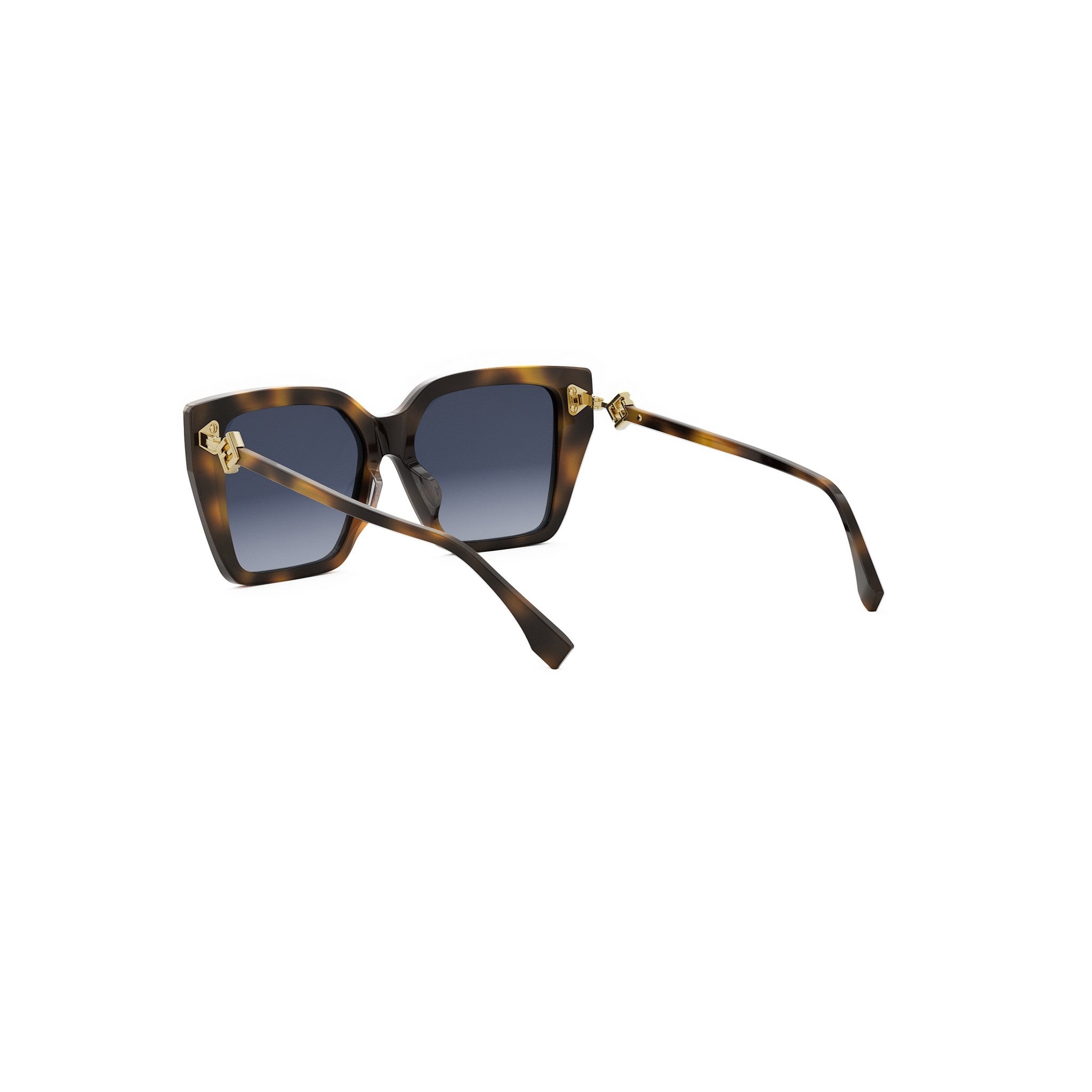 FF Diamonds Havana Square Sunglasses