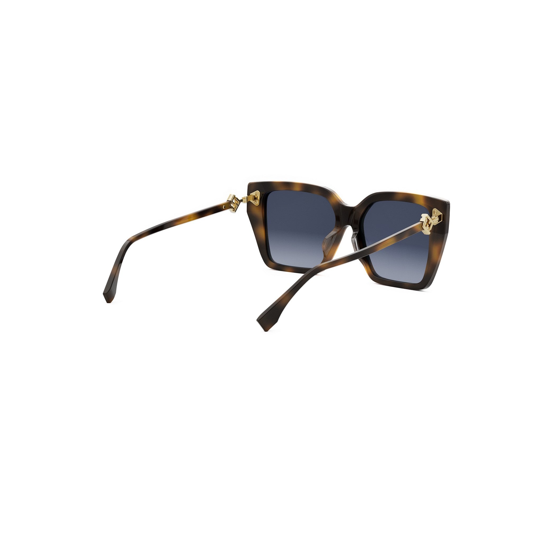 FF Diamonds Havana Square Sunglasses