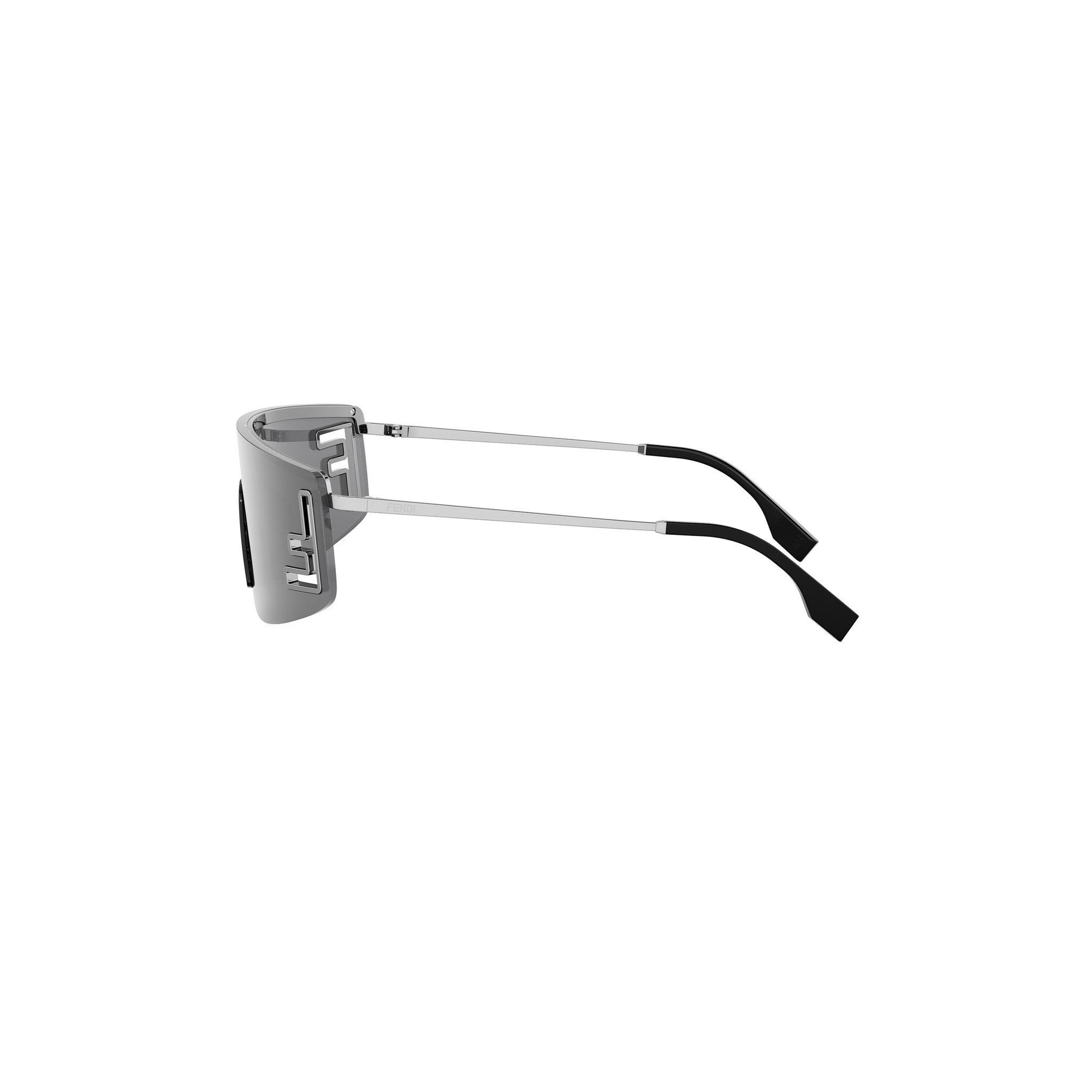 Fendi Sport Silver Rectangular Sunglasses