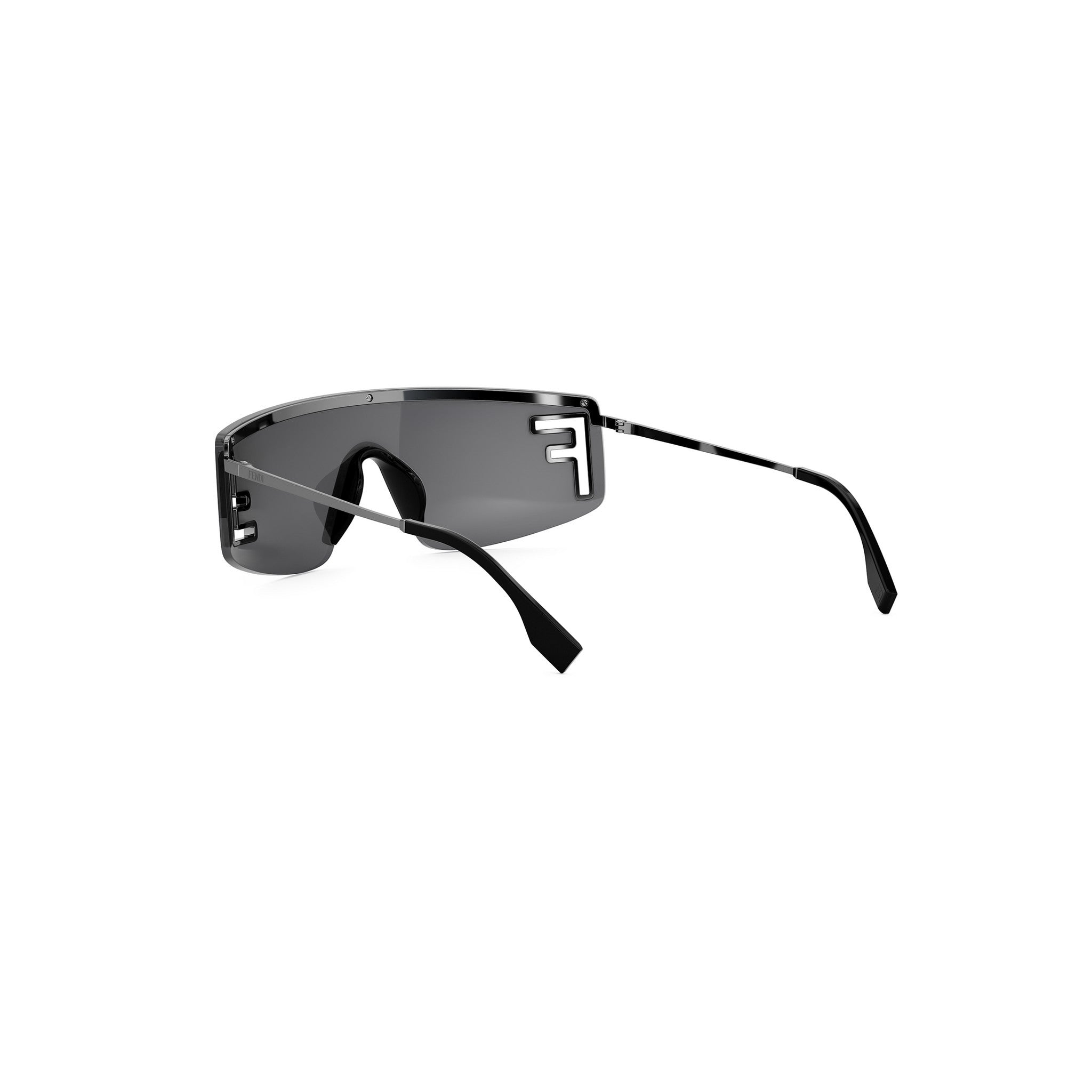 Fendi Sport Silver Rectangular Sunglasses