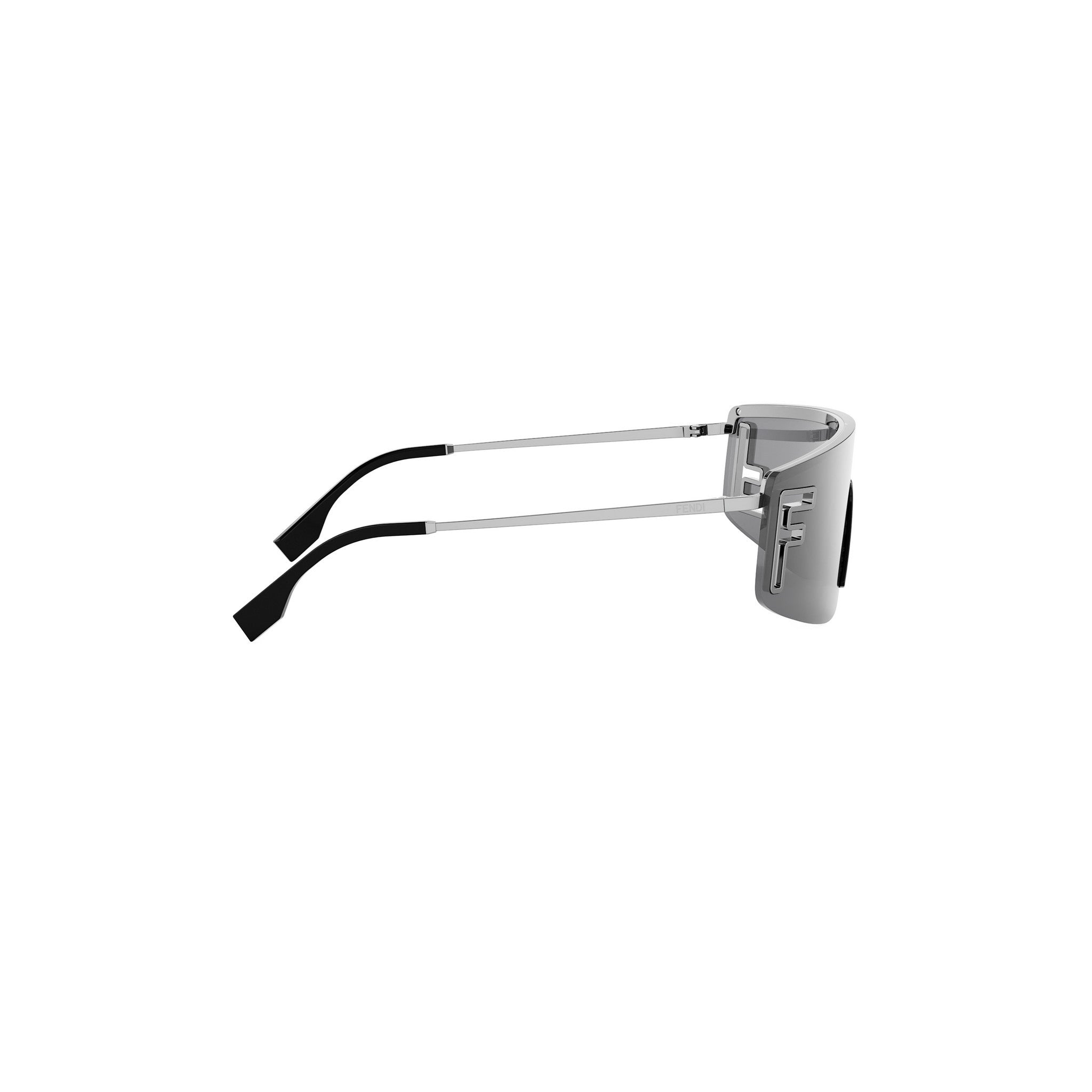 Fendi Sport Silver Rectangular Sunglasses