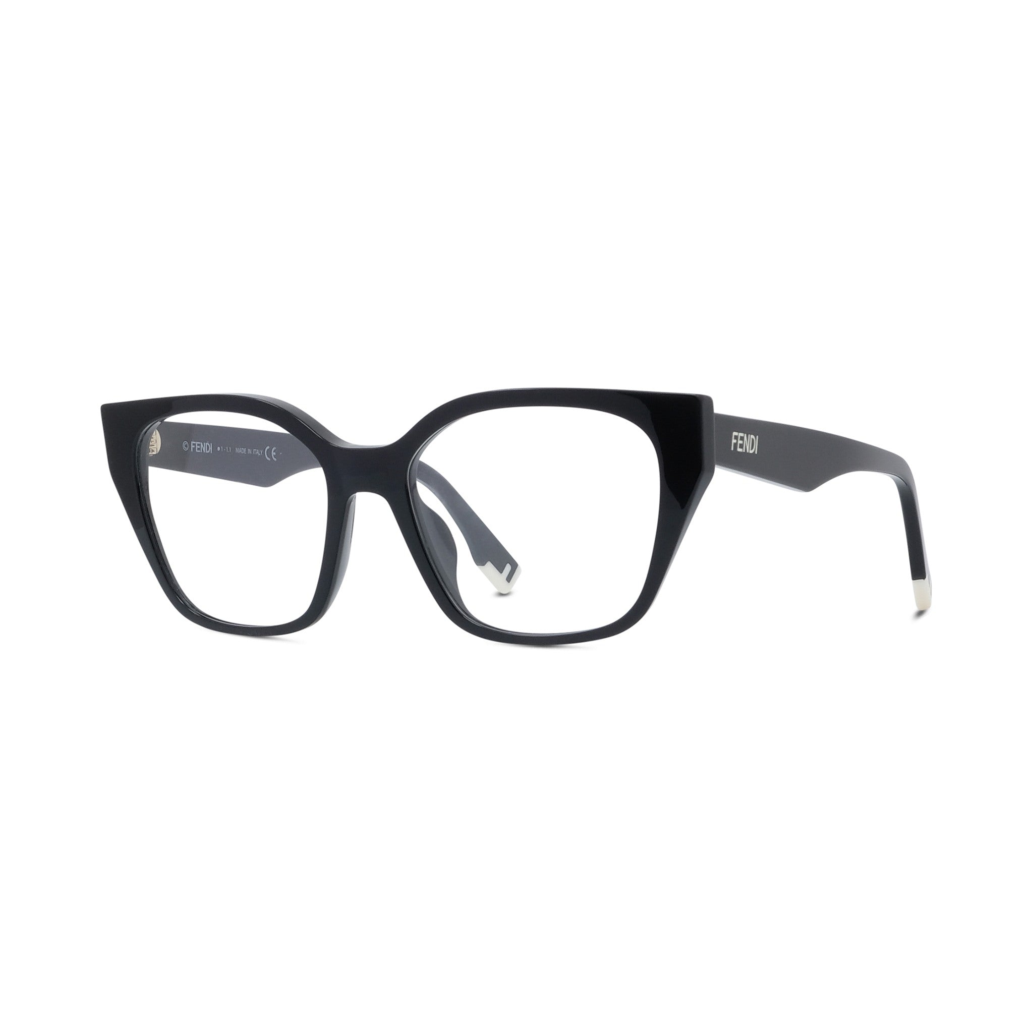 Fendi Way Black Geometric Eyeglasses