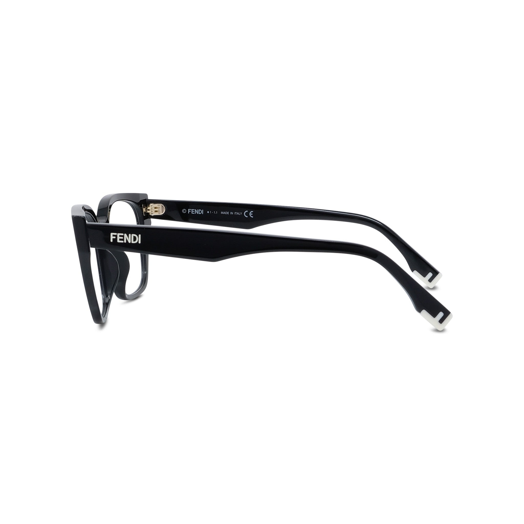 Fendi Way Black Geometric Eyeglasses