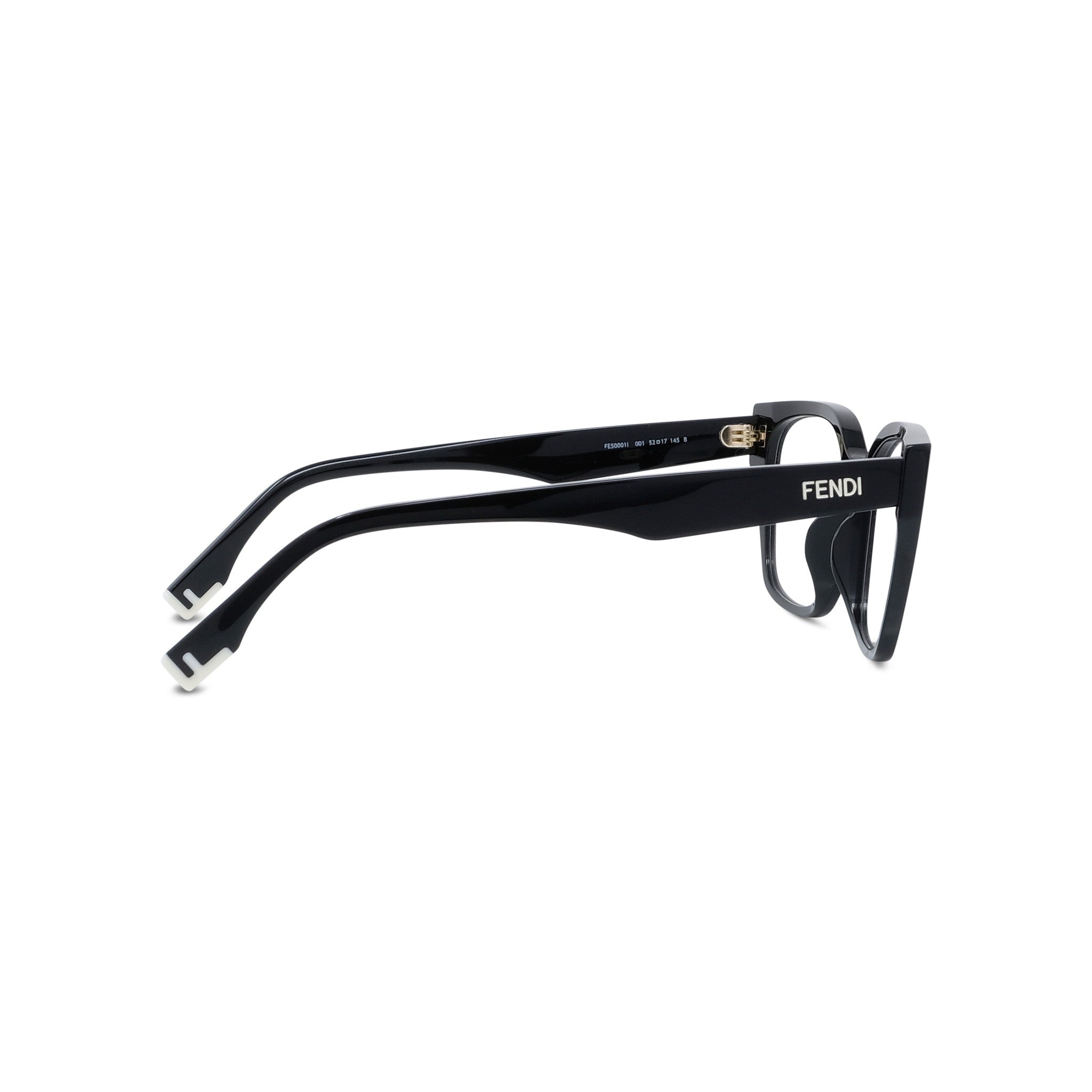 Fendi Way Black Geometric Eyeglasses