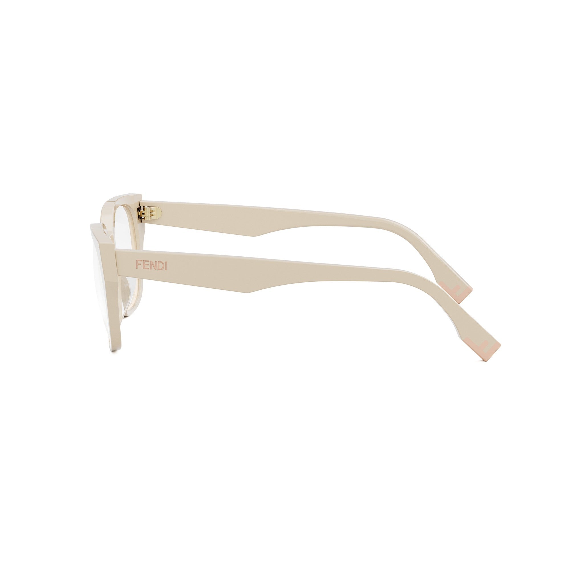 Fendi Way Brown Geometric Eyeglasses