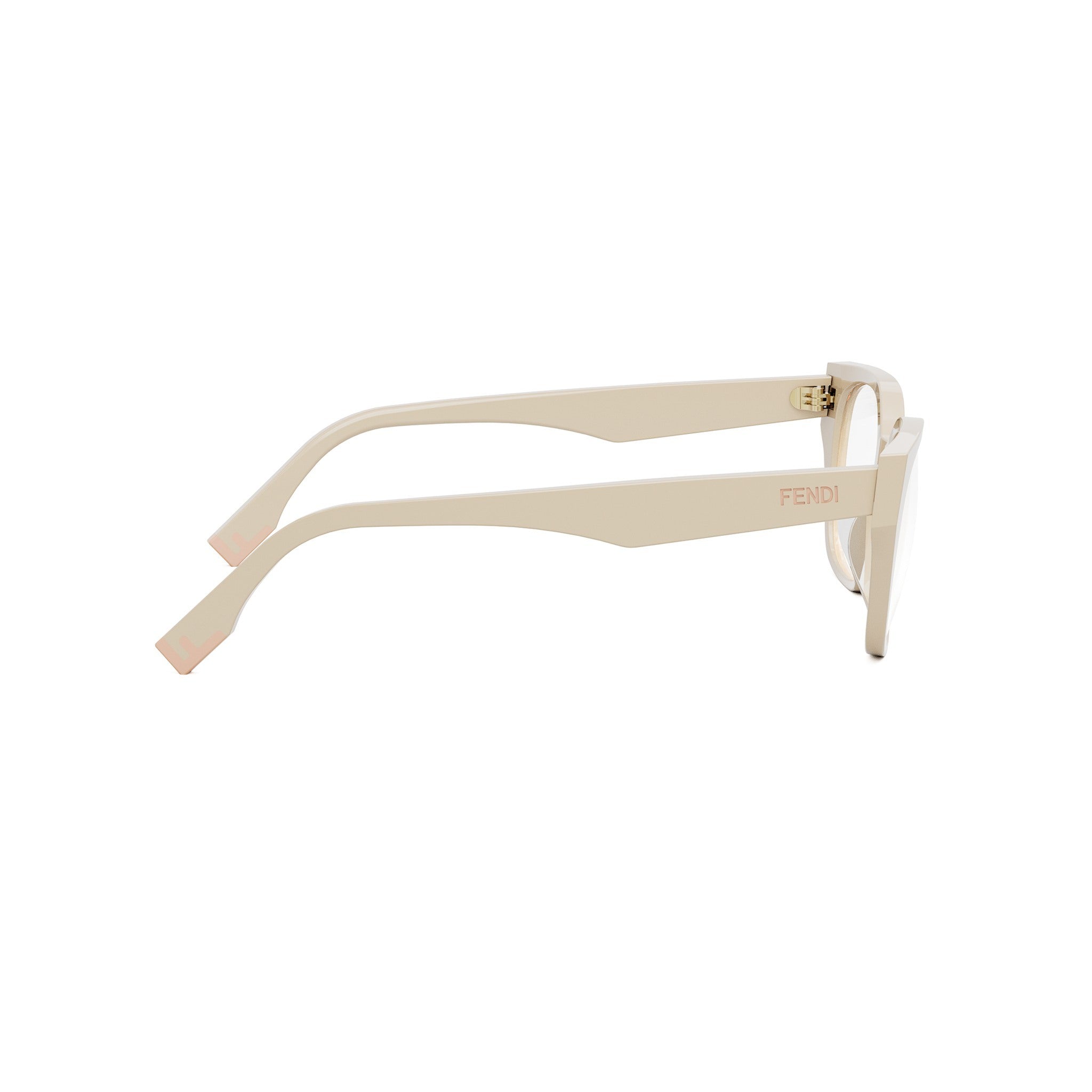 Fendi Way Brown Geometric Eyeglasses
