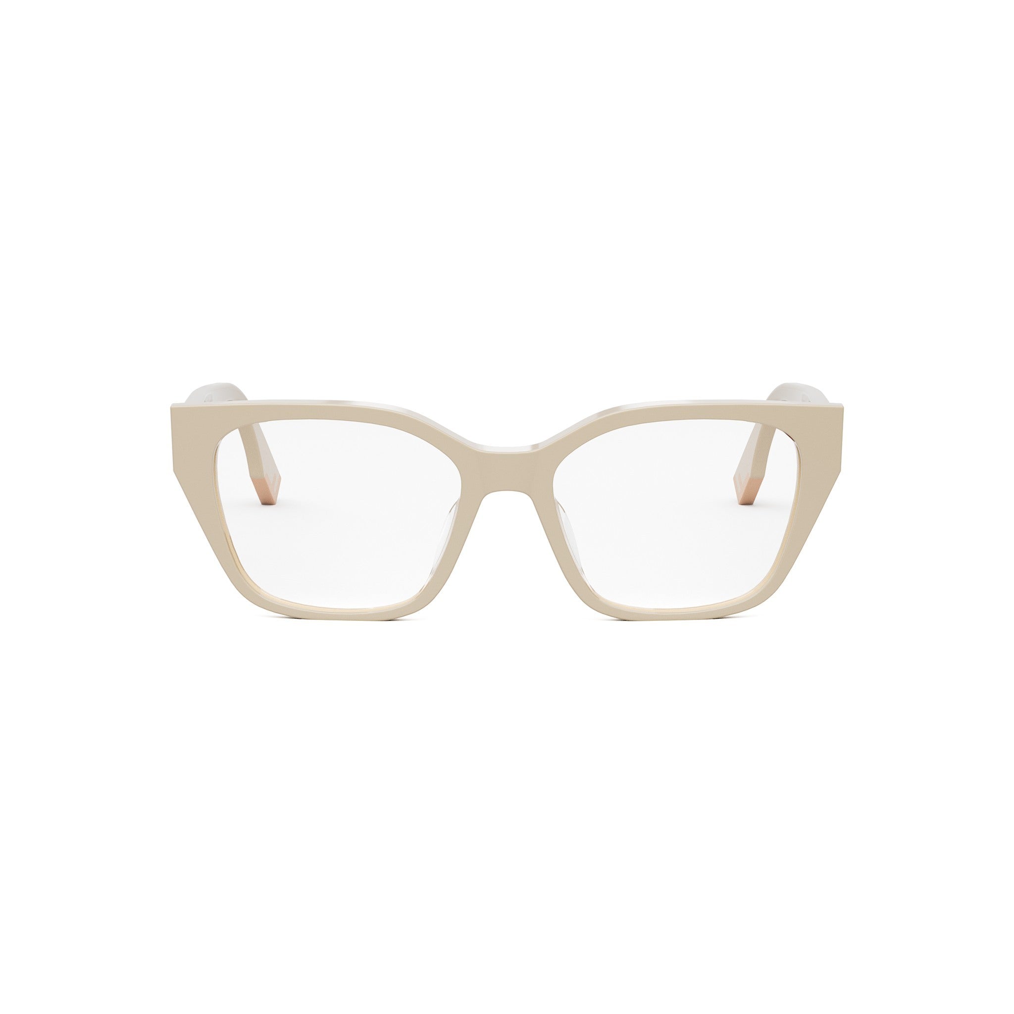 Fendi Way Brown Geometric Eyeglasses