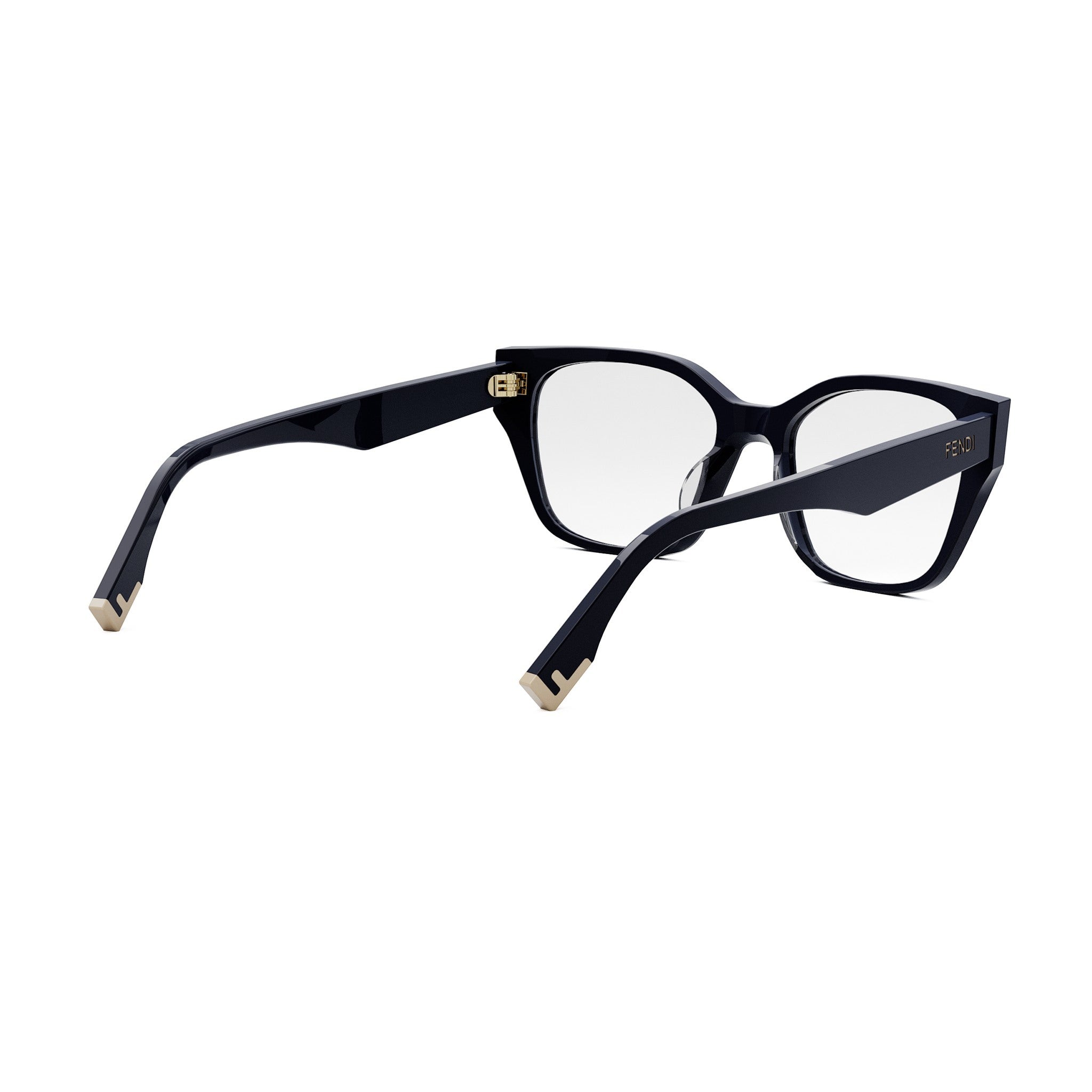 Fendi Way Blue Geometric Eyeglasses