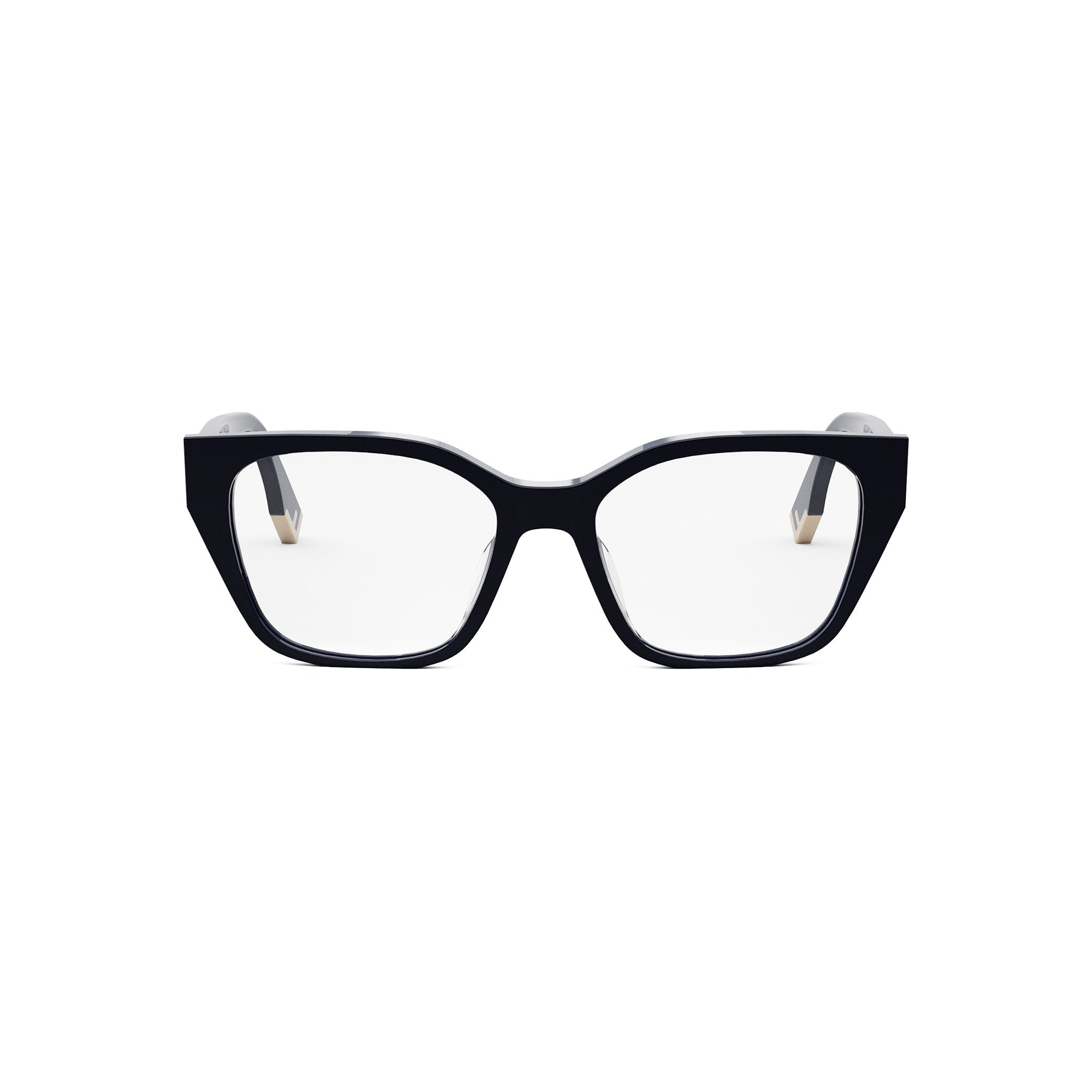 Fendi Way Blue Geometric Eyeglasses