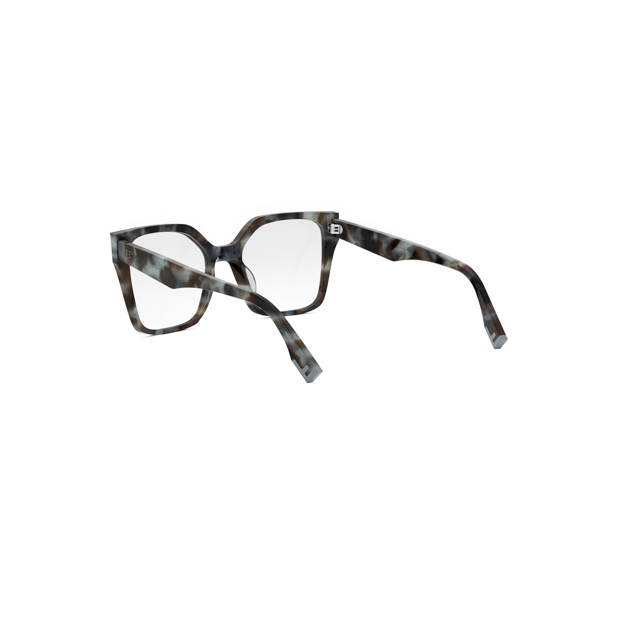 Fendi Way Havana Geometric Eyeglasses