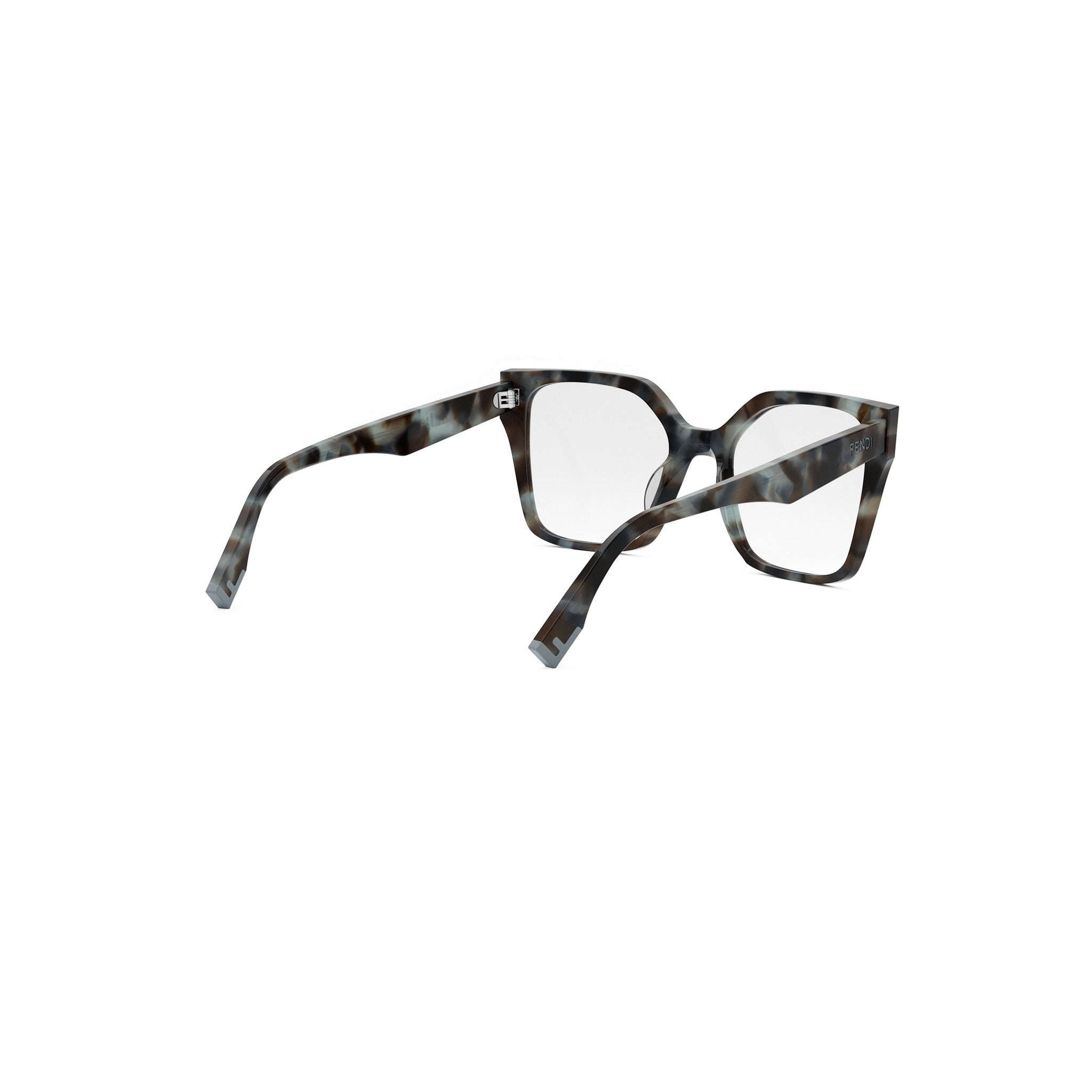 Fendi Way Havana Geometric Eyeglasses