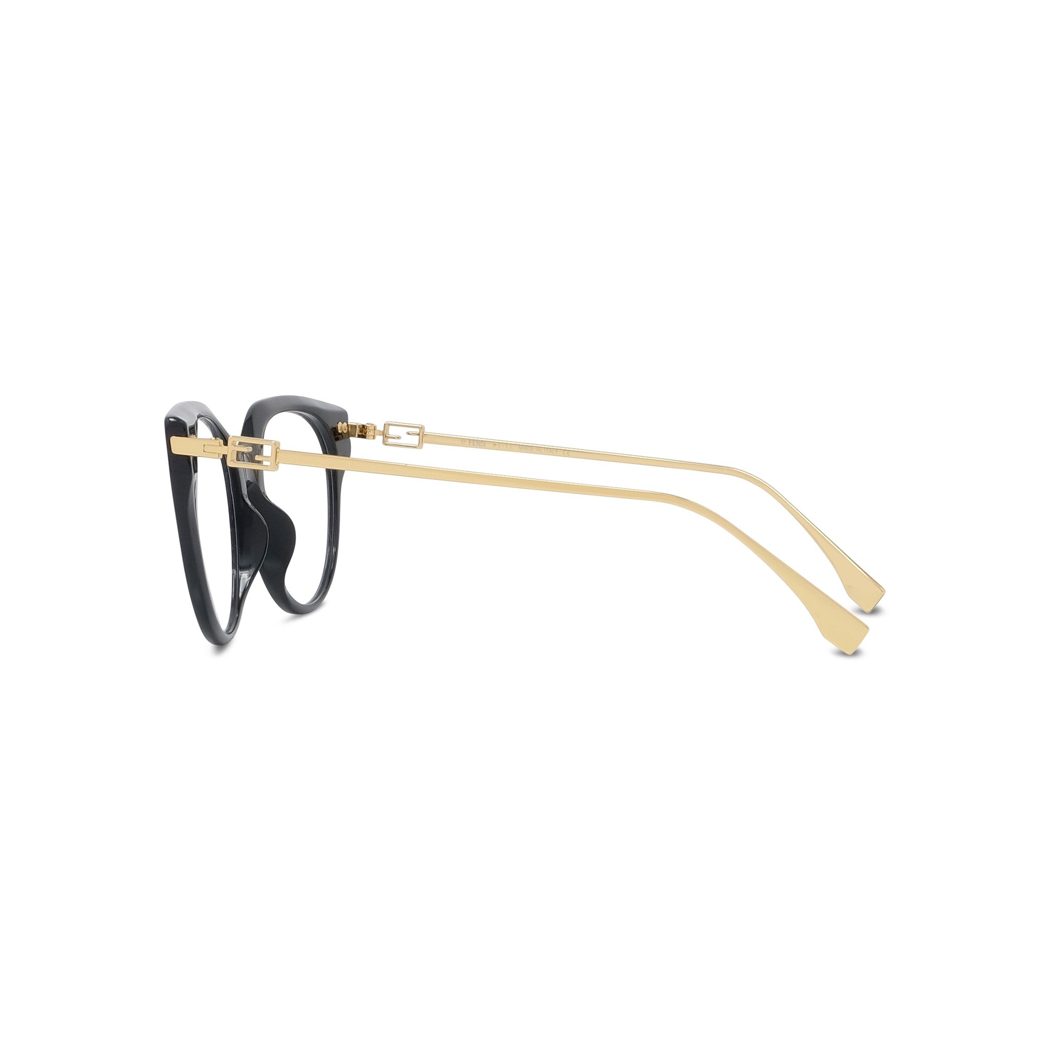 Baguette Black Oval Eyeglasses
