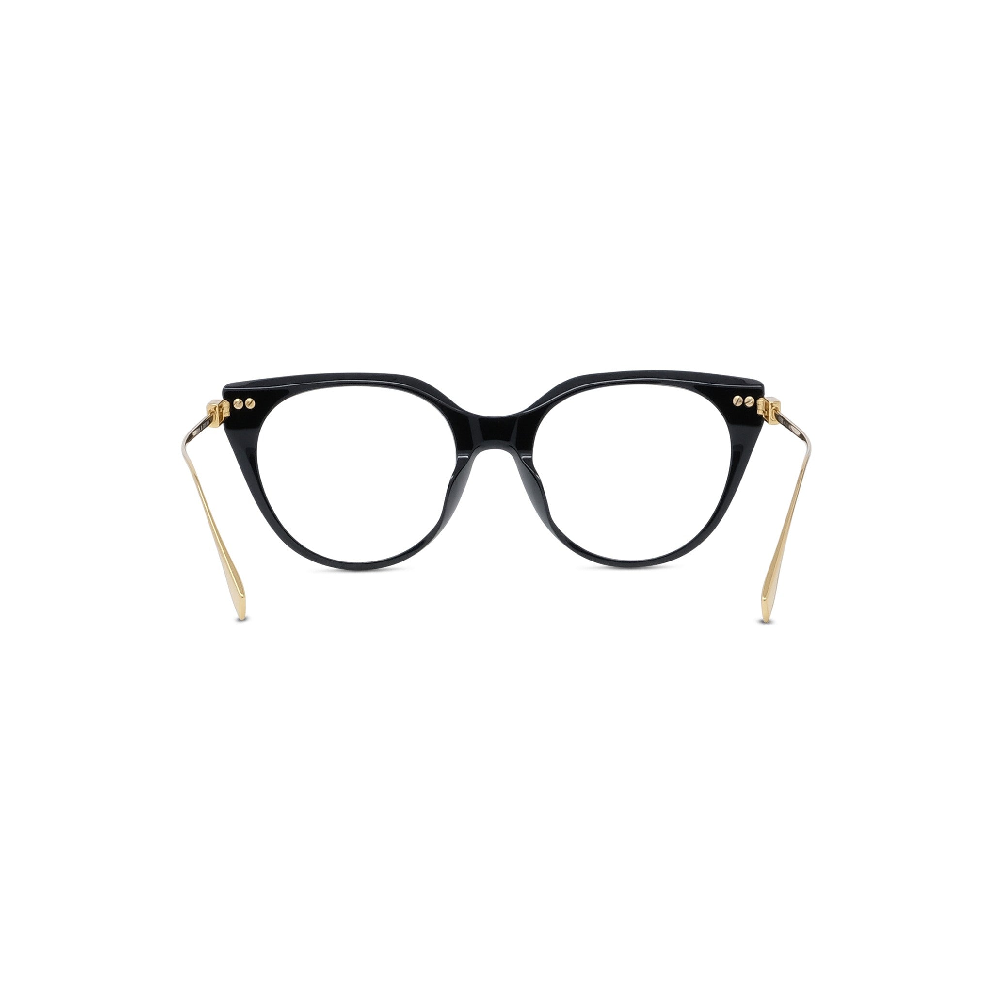 Baguette Black Oval Eyeglasses
