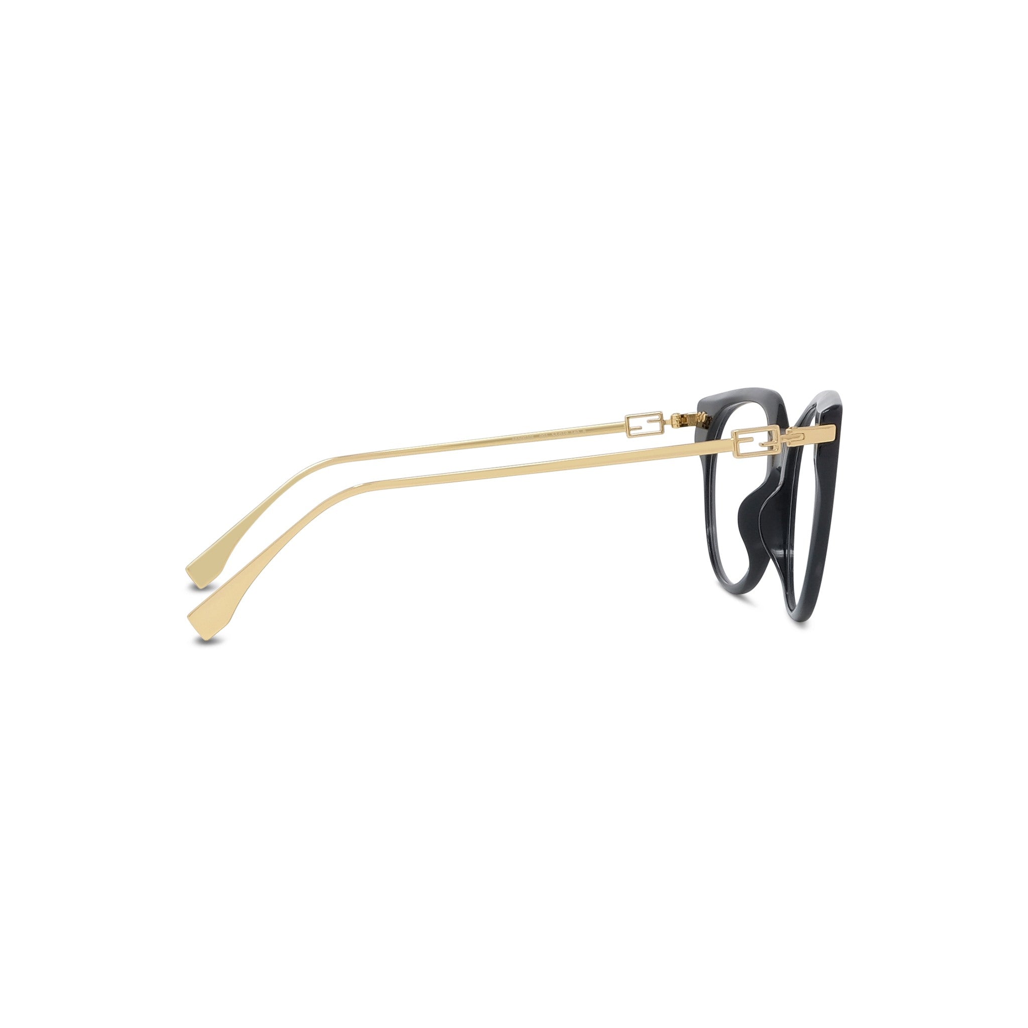 Baguette Black Oval Eyeglasses